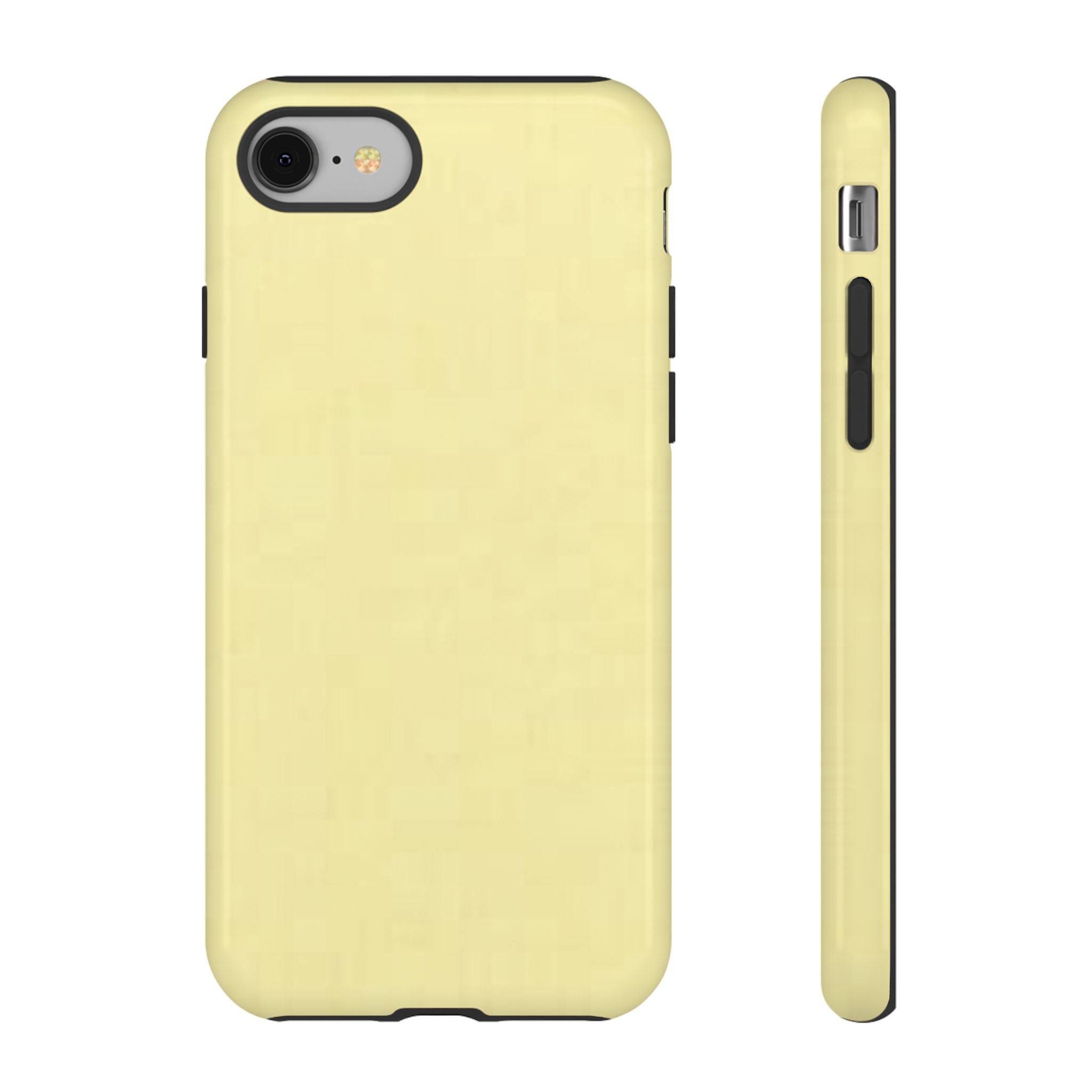 Pale Yellow Protective Phone Case