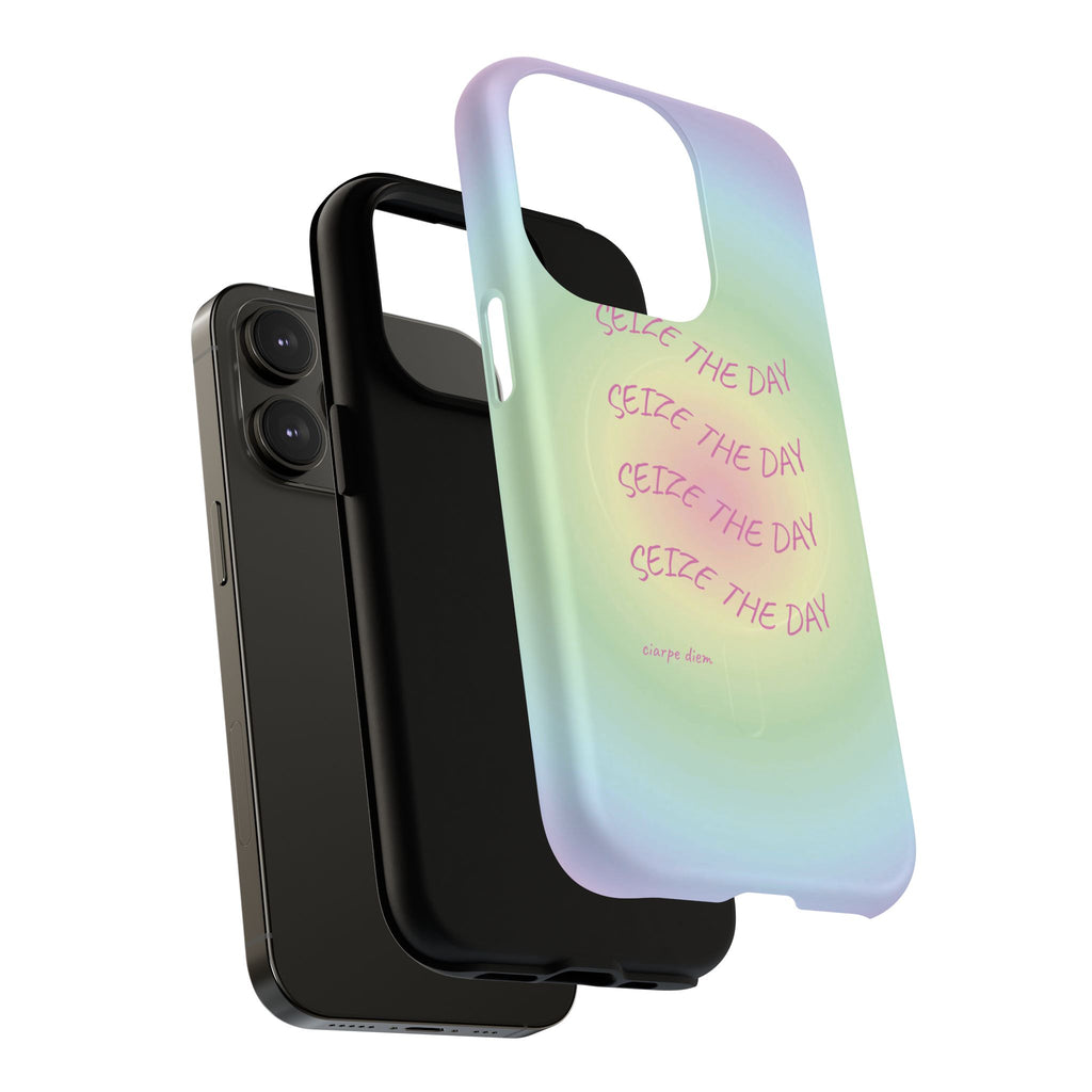 Bermuda Halo Seize The Day Gradient MagSafe Protective Phone Case