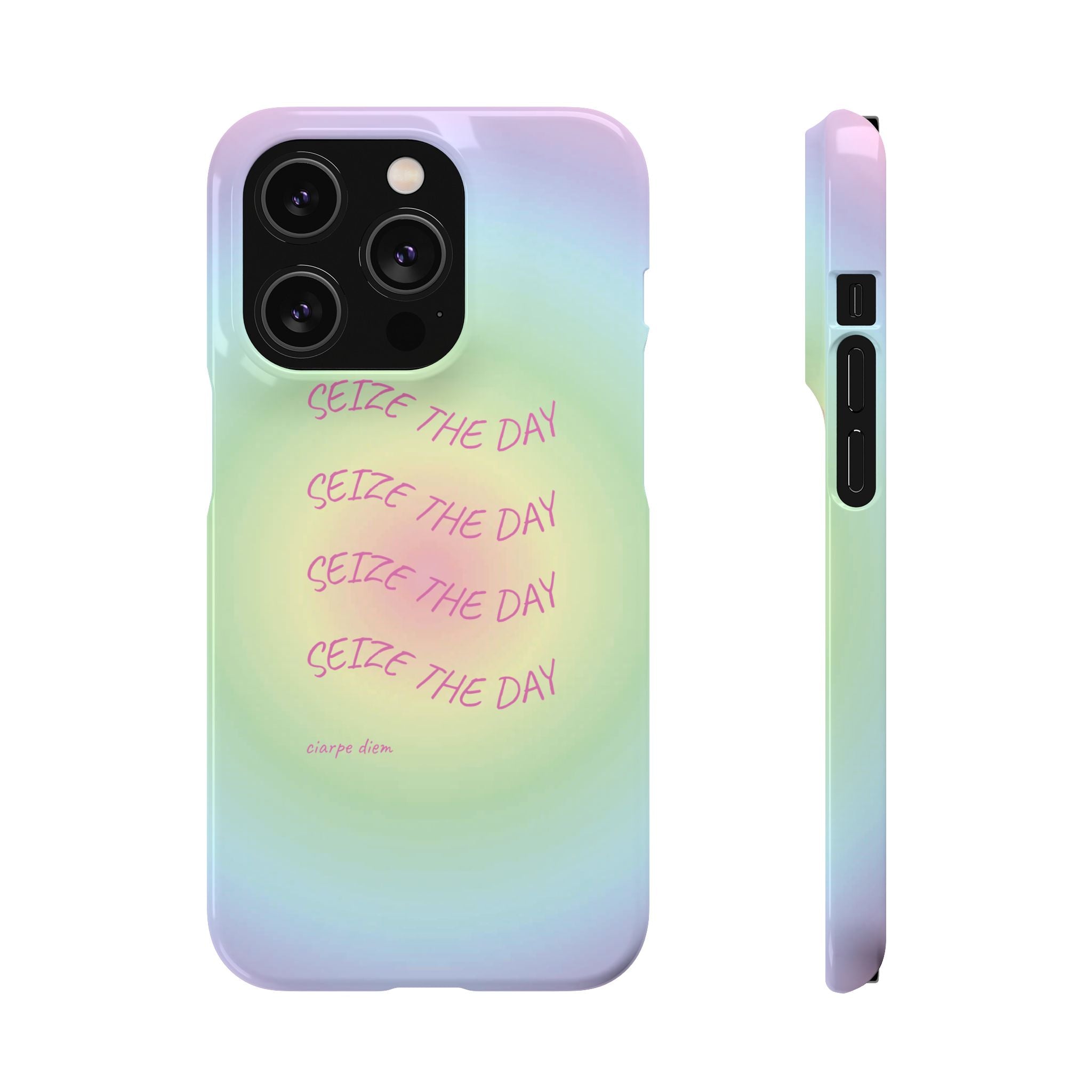 Carpe Diem Bermuda Halo Gradient Snap Phone Case