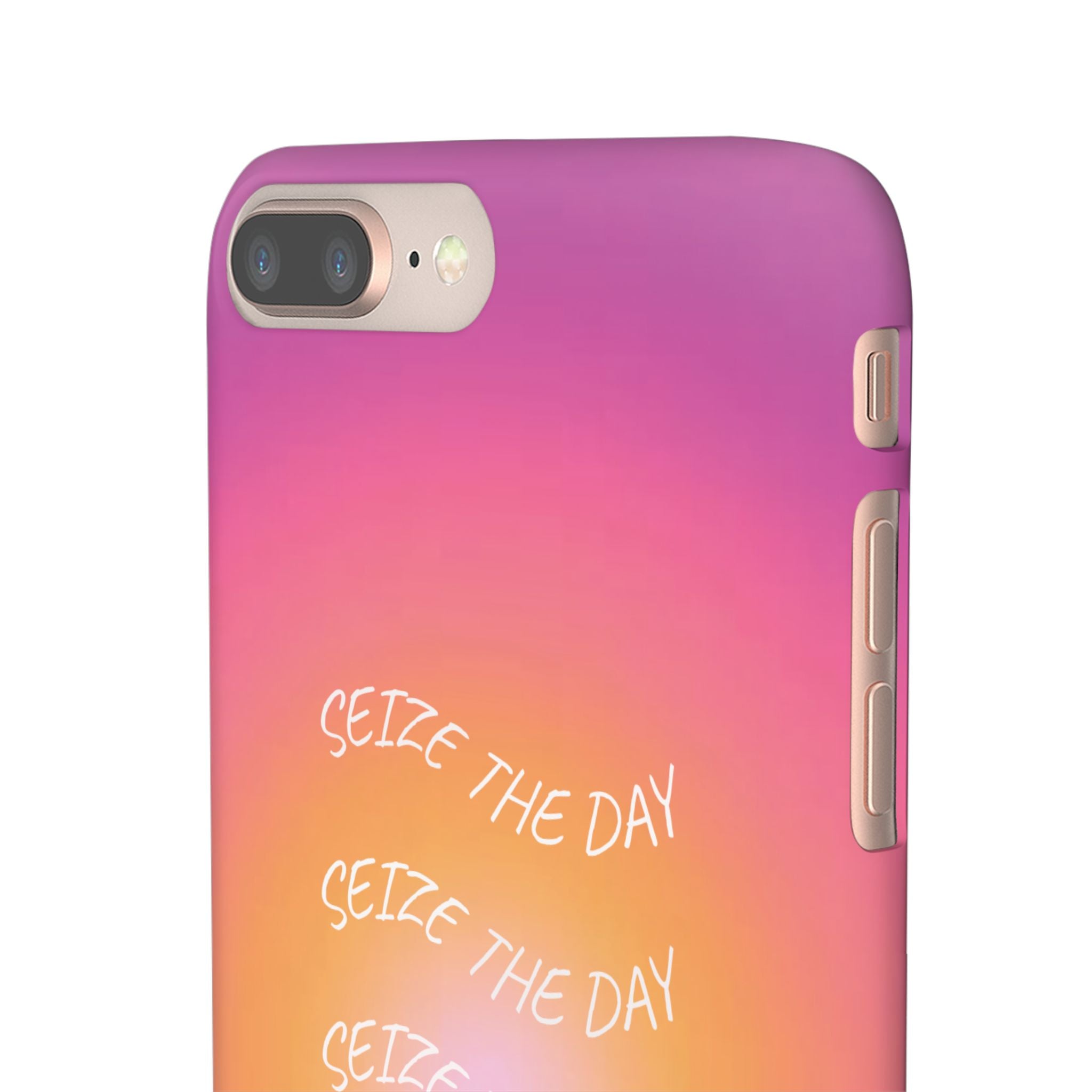 Carpe Diem Sunburst Gradient Snap Phone Case