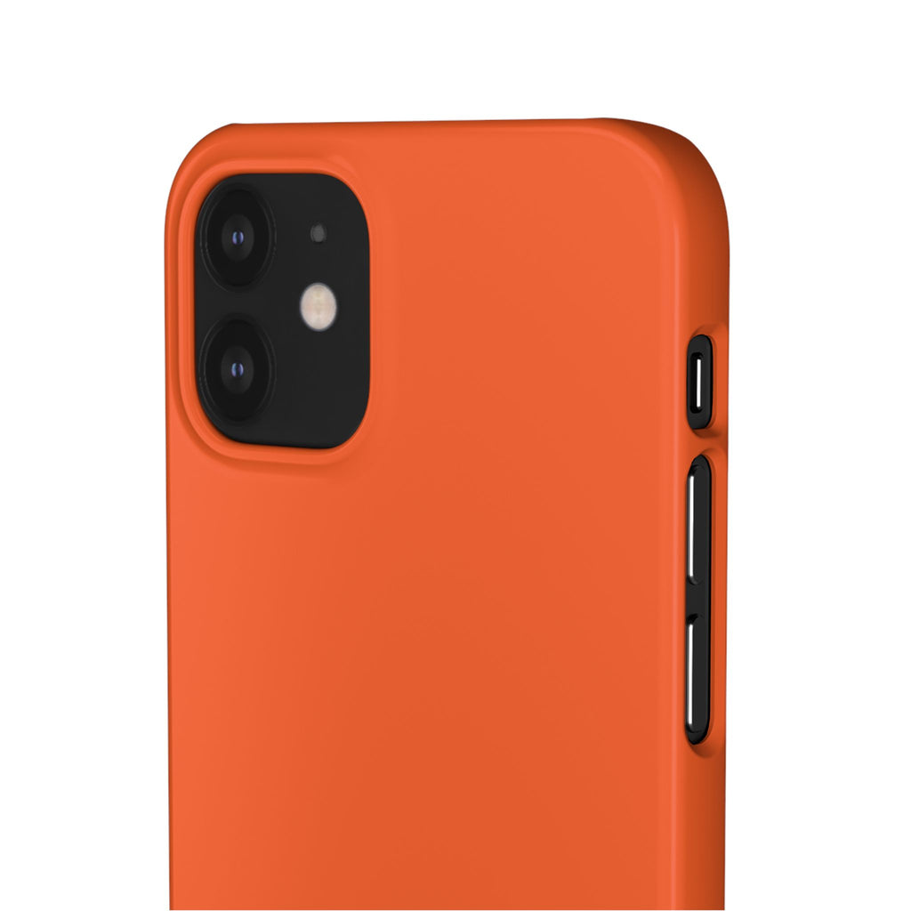 Orange Snap Phone Case
