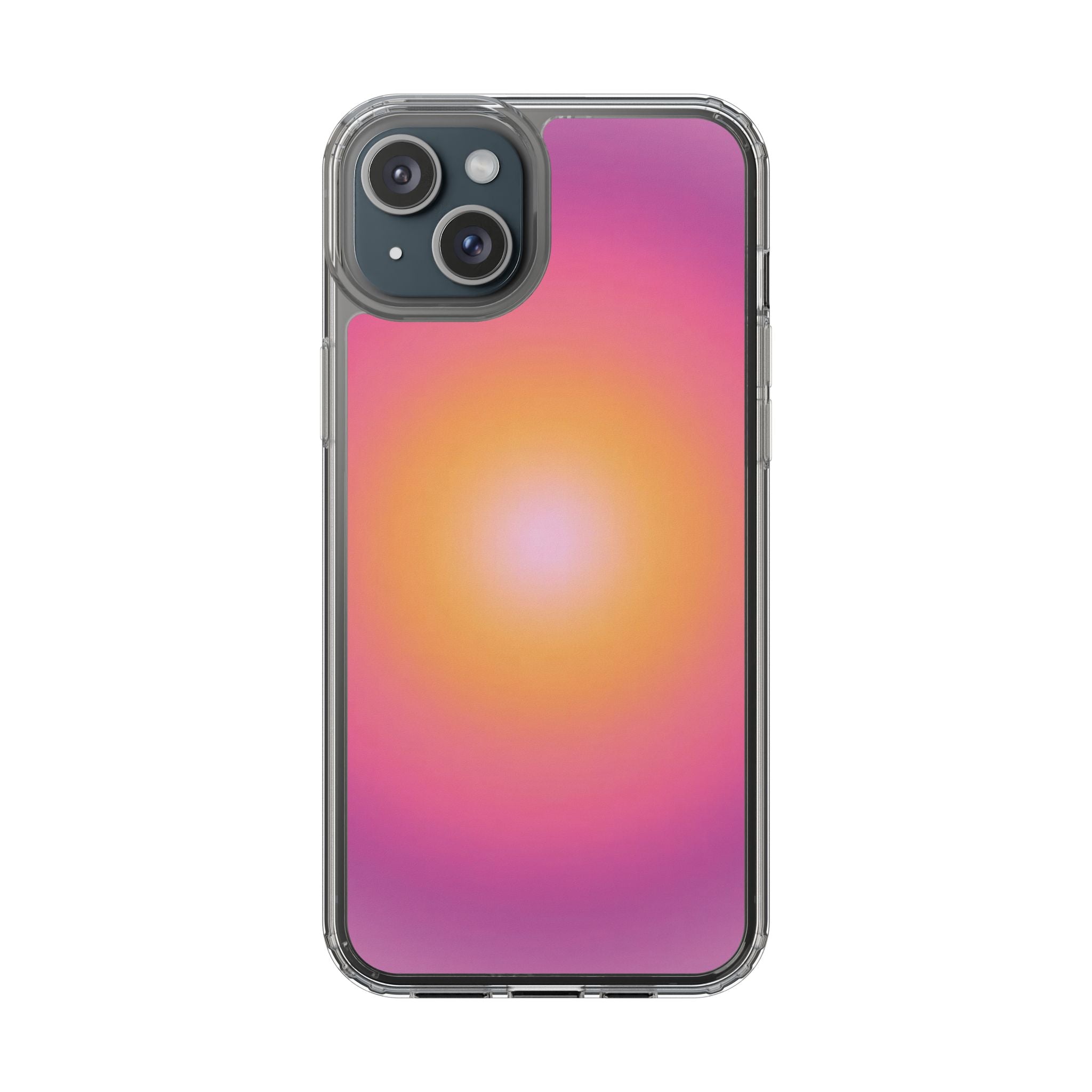 Sunset Gradient Clear Protective Cover