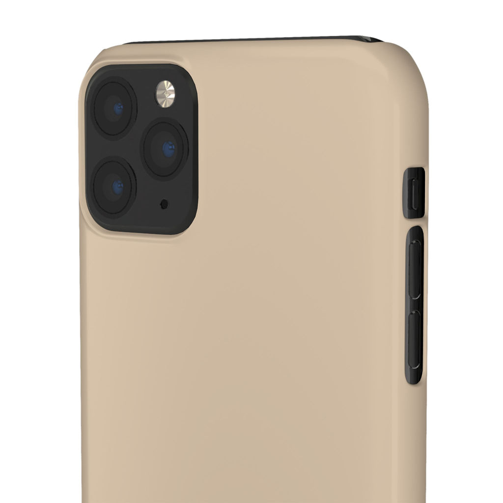 Beige Snap Phone Case