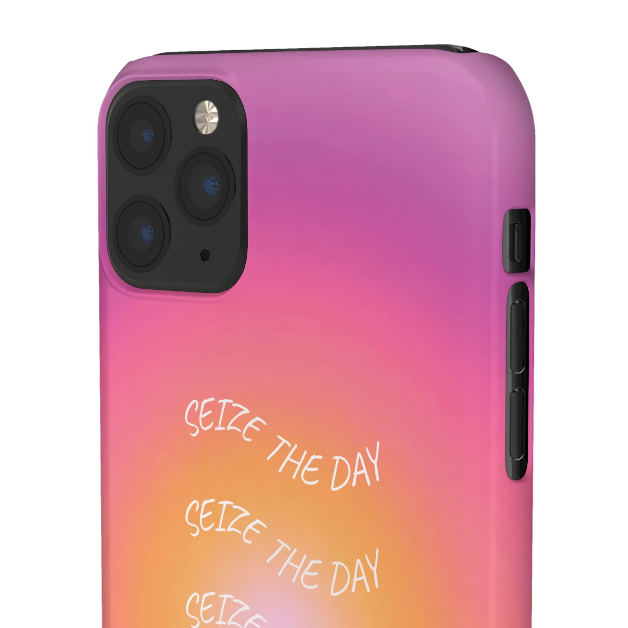 Carpe Diem Sunburst Gradient Snap Phone Case