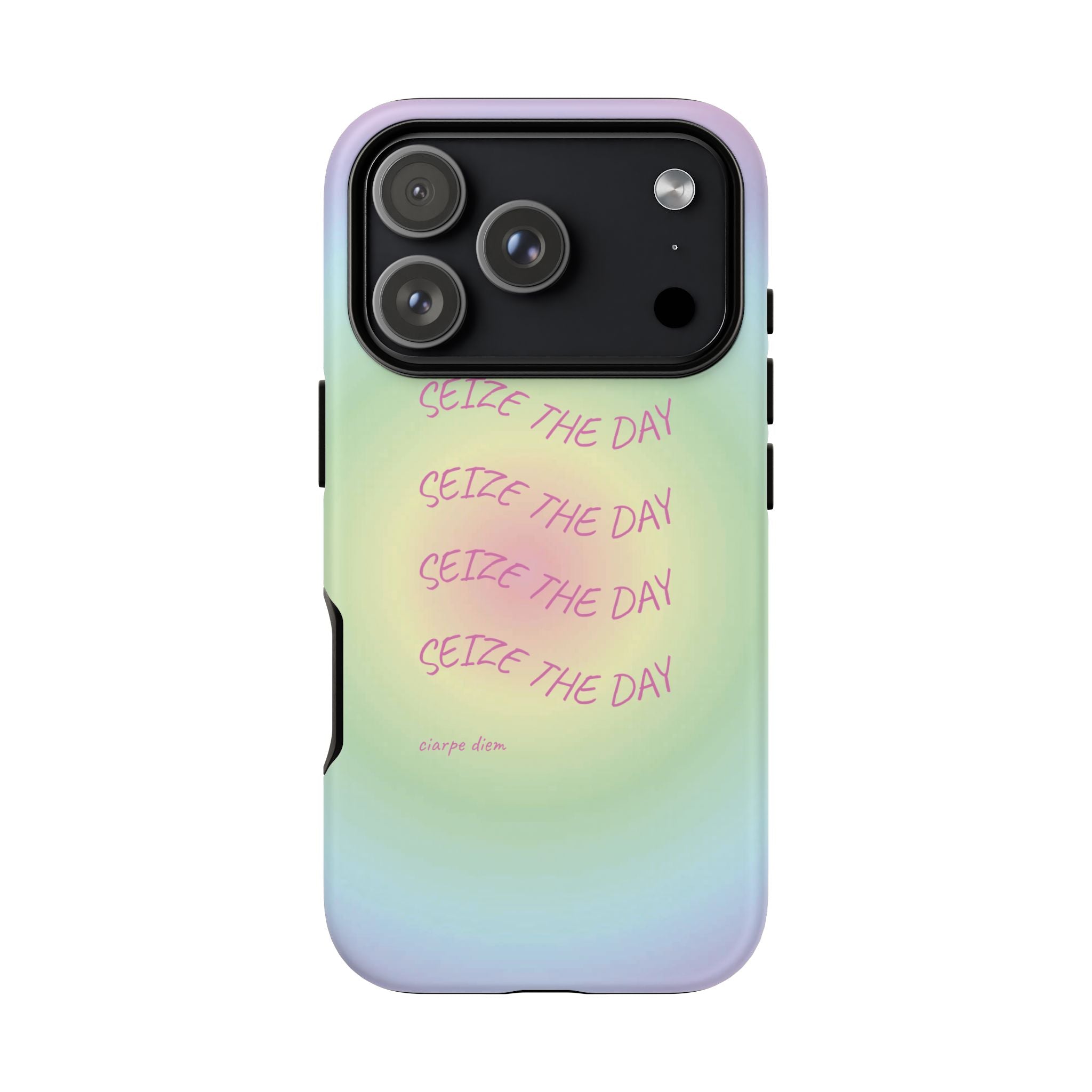 Bermuda Halo Seize The Day Pastel Gradient Tough Phone Case
