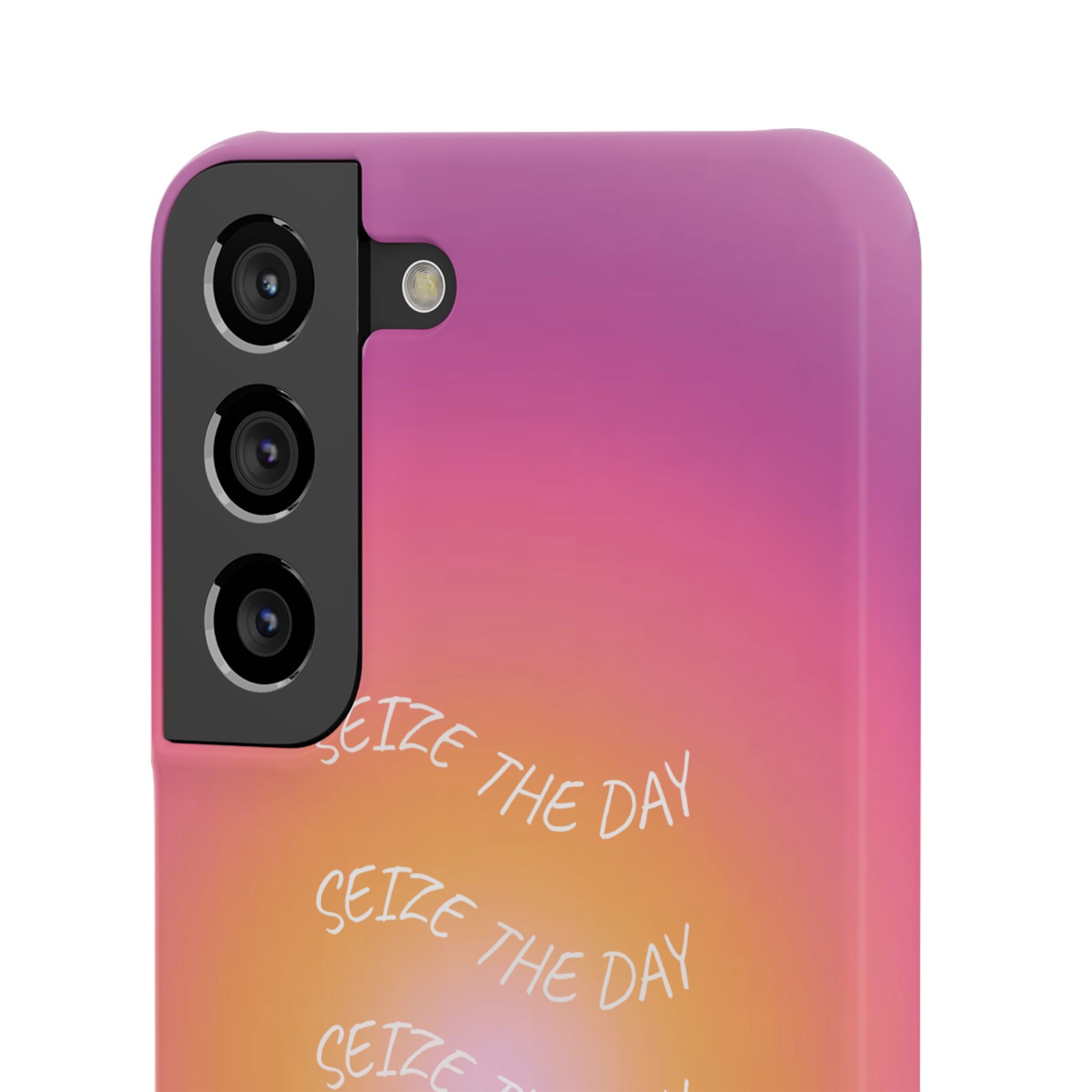 Carpe Diem Sunburst Gradient Snap Phone Case