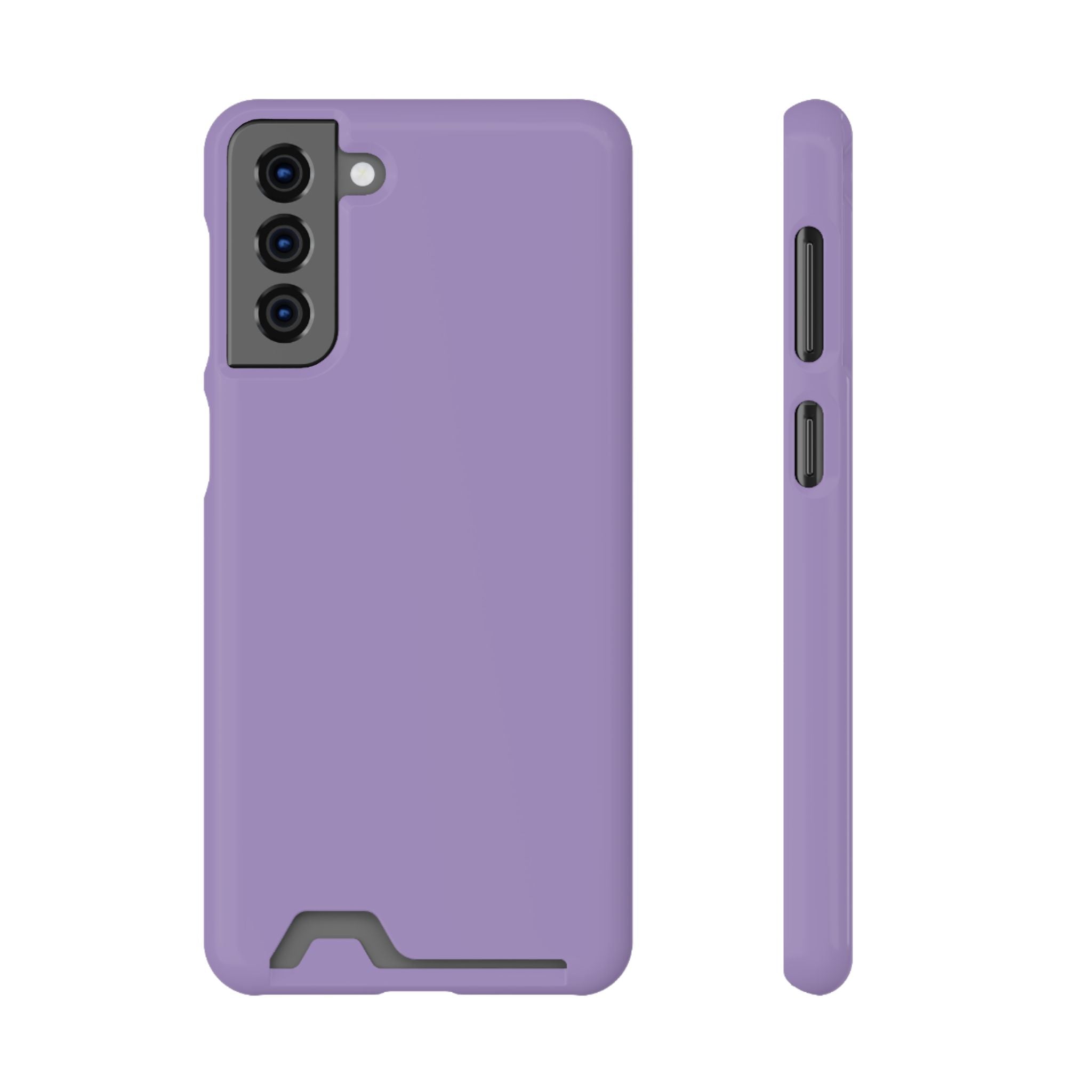 Lilac Card Holder Phone Case