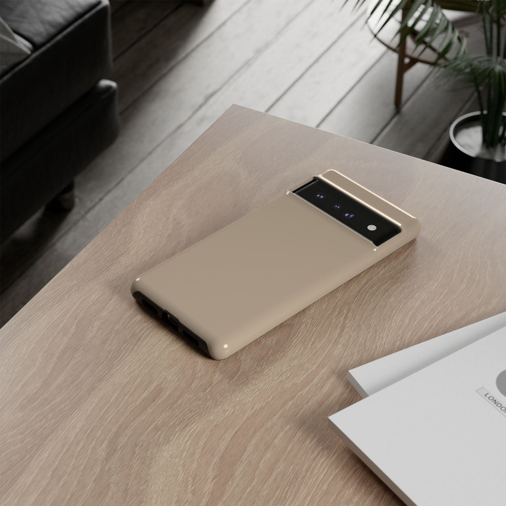 Beige Protective Phone Case