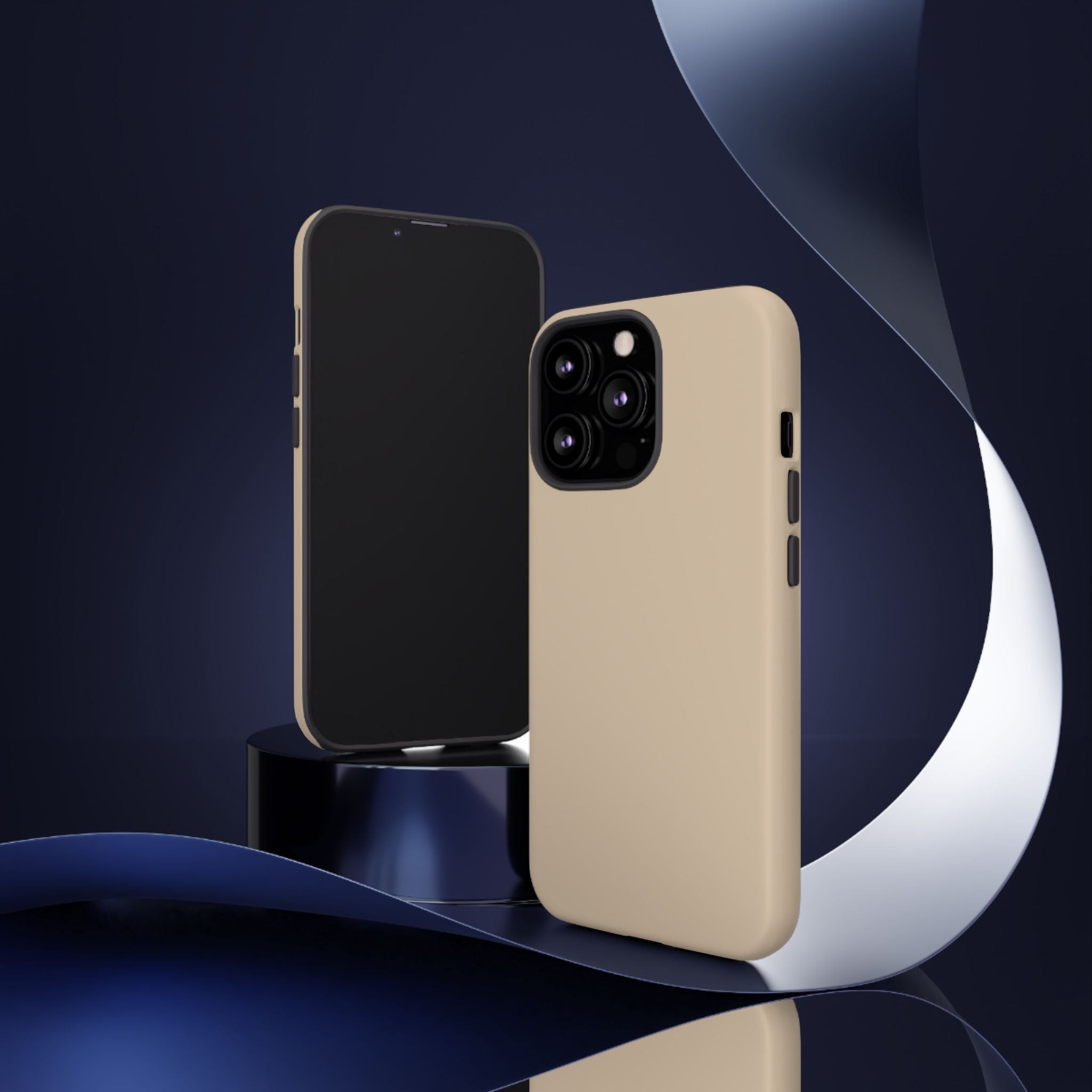Beige Protective Phone Case