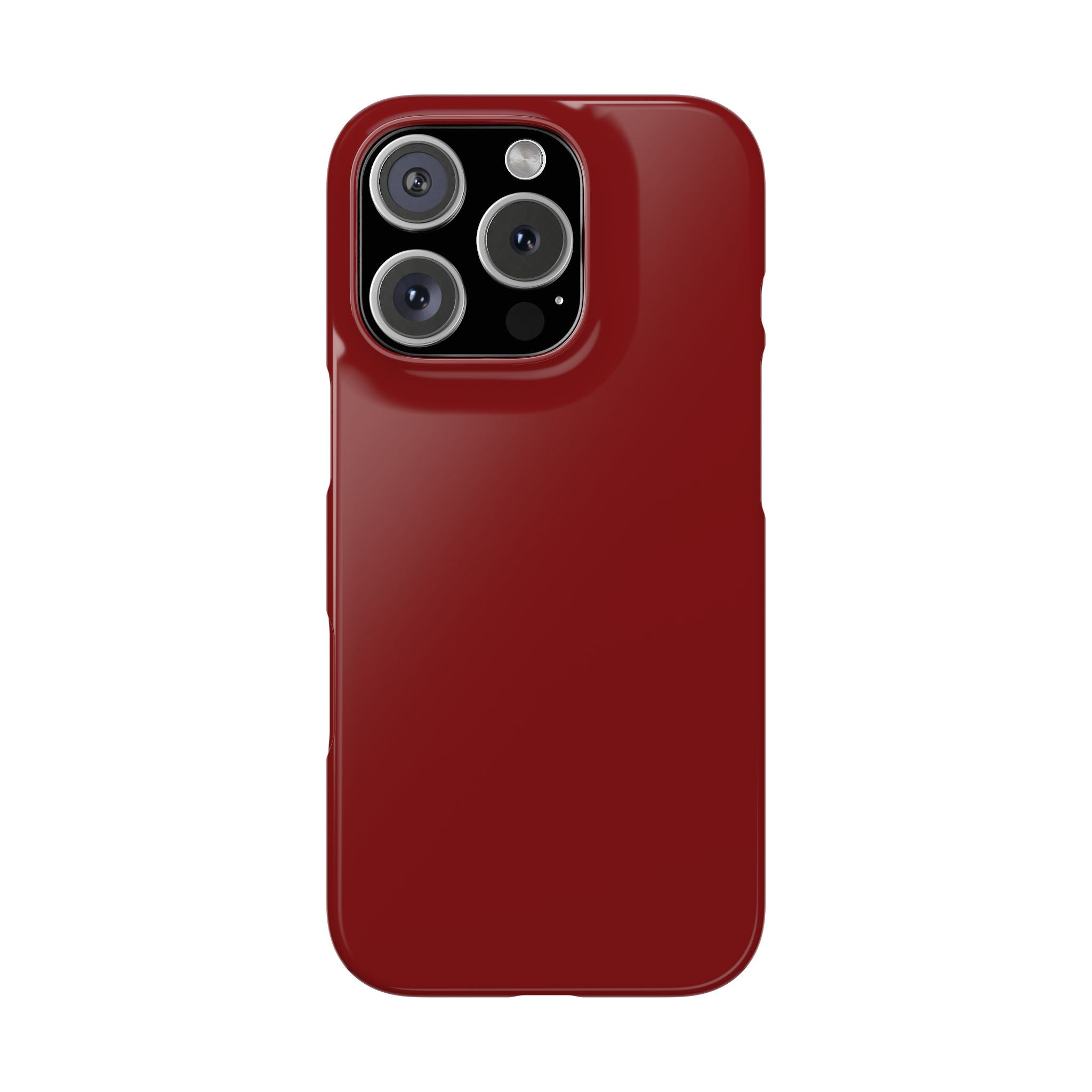 Dark Red Snap Phone Case
