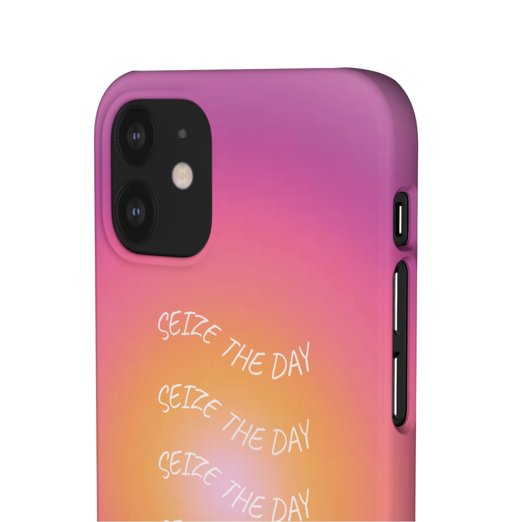 Carpe Diem Sunburst Gradient Snap Phone Case