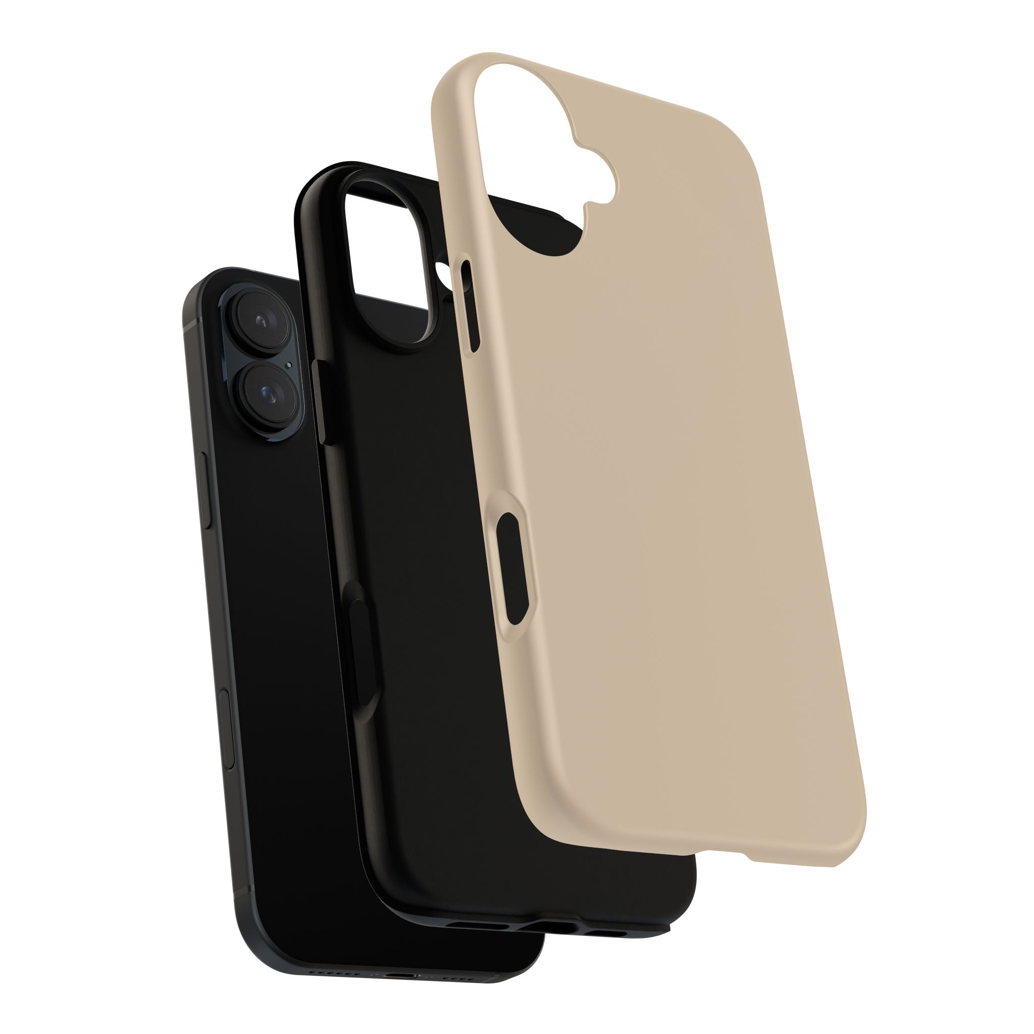 Beige Protective Phone Case