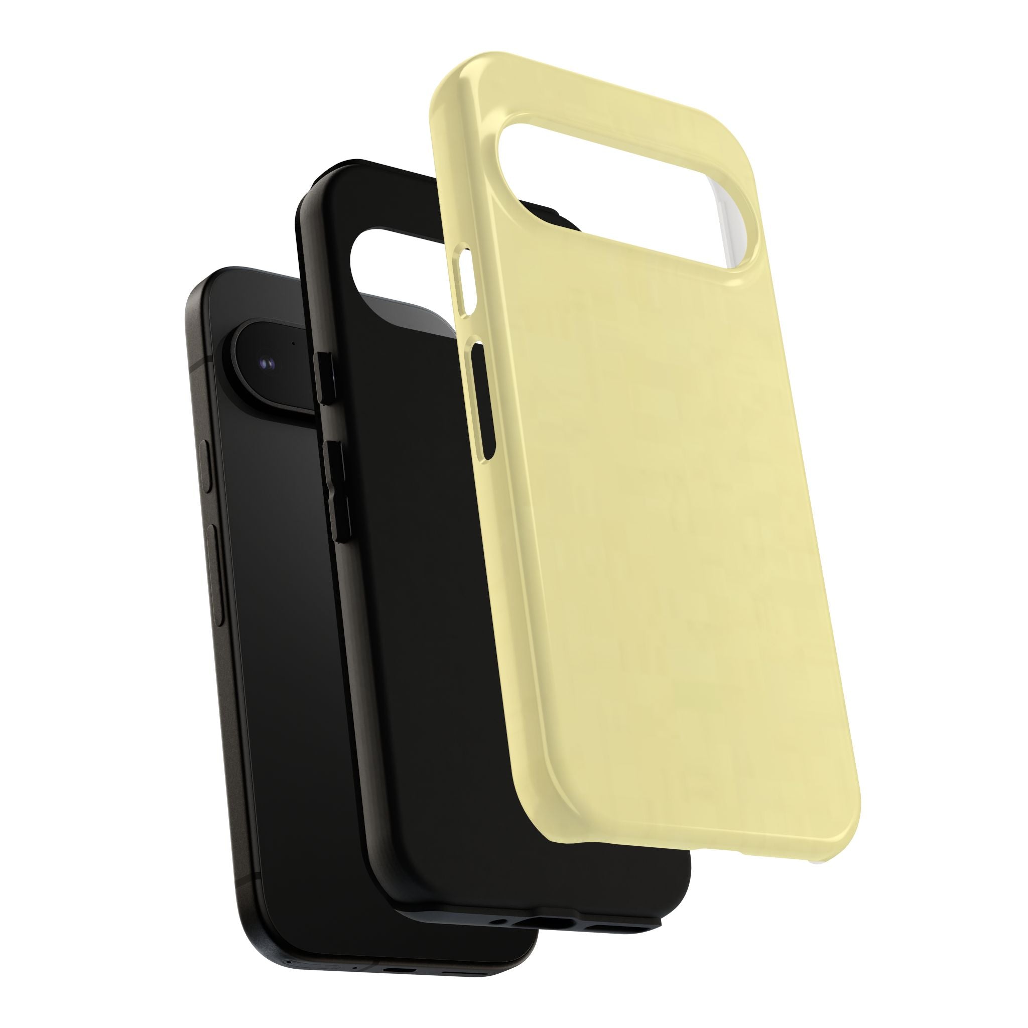 Pale Yellow Protective Phone Case