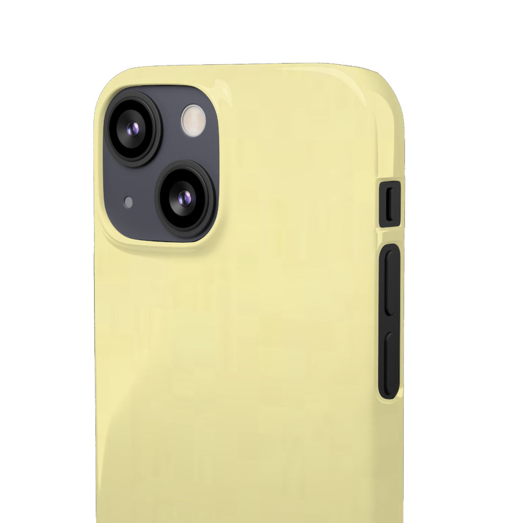 Pale Yellow Snap Phone Case