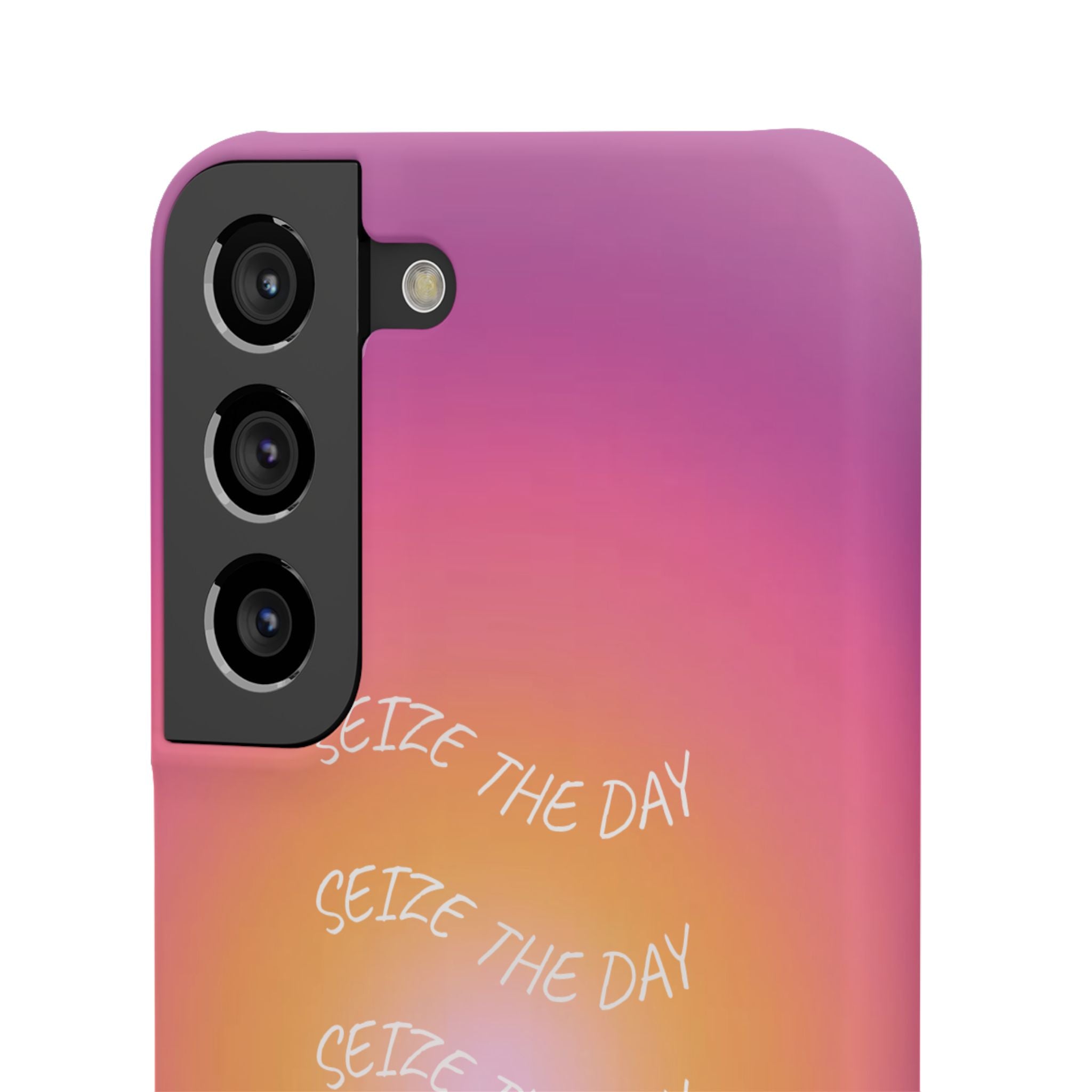 Carpe Diem Sunburst Gradient Snap Phone Case