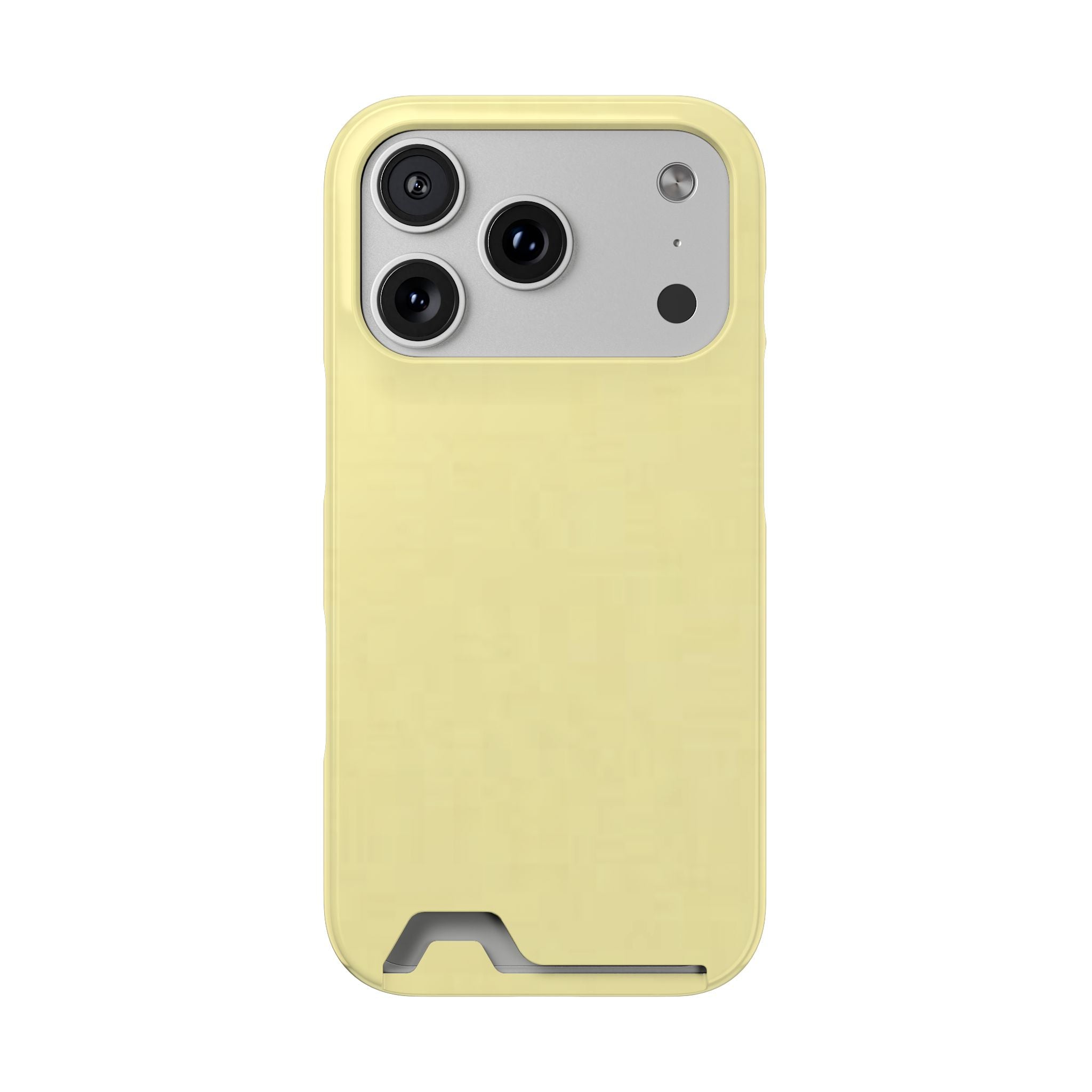 Pale Yellow Card-Holder Phone Case