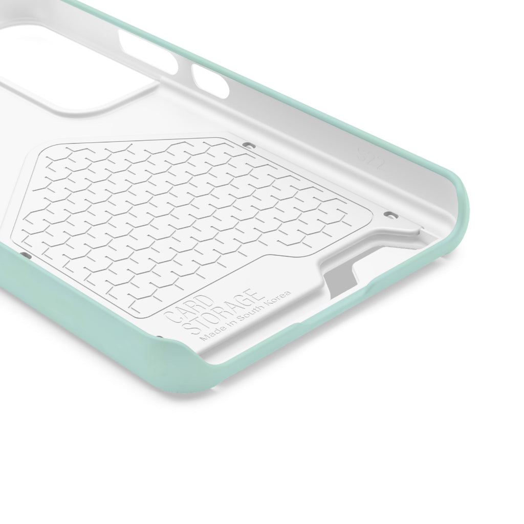 Light Mint Card Holder Phone Case