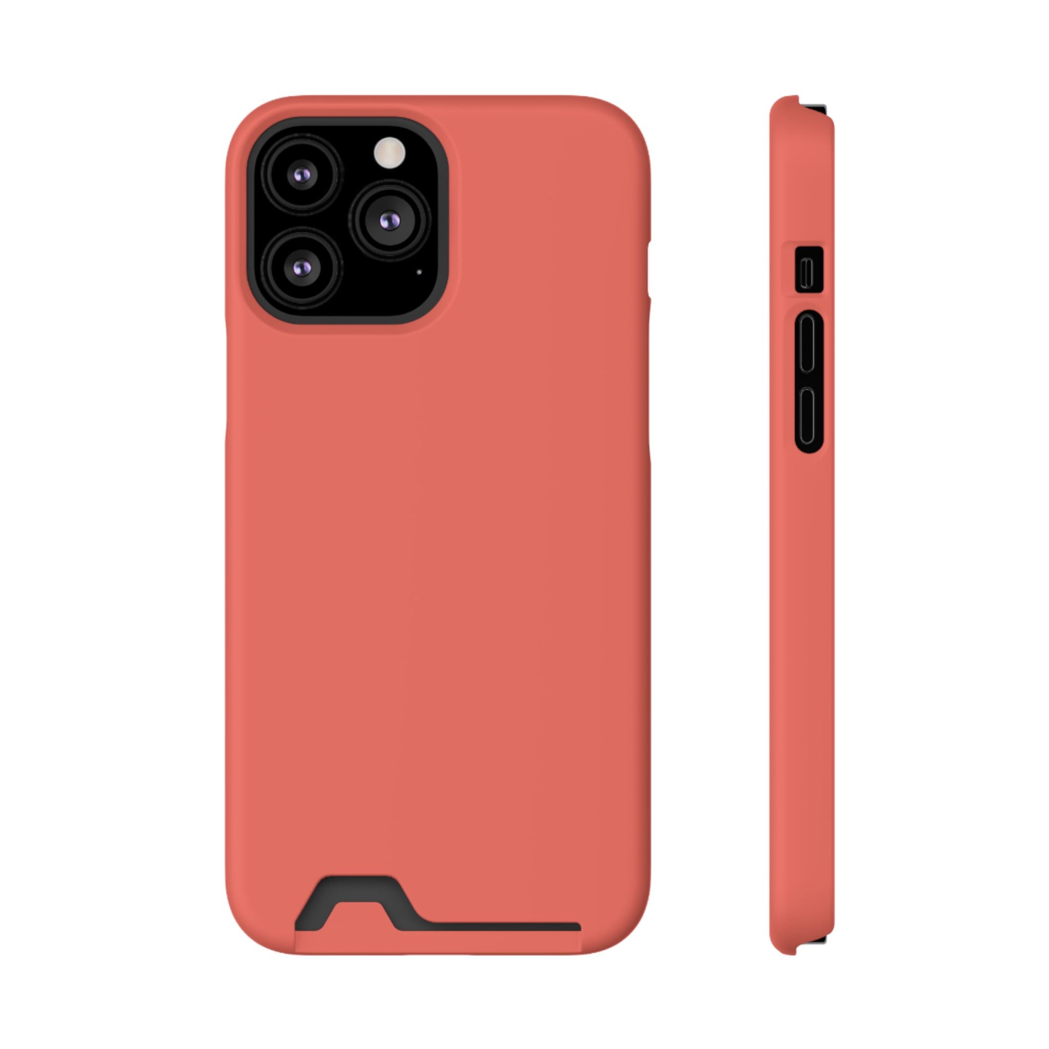 Coral Cardholder Phone Case