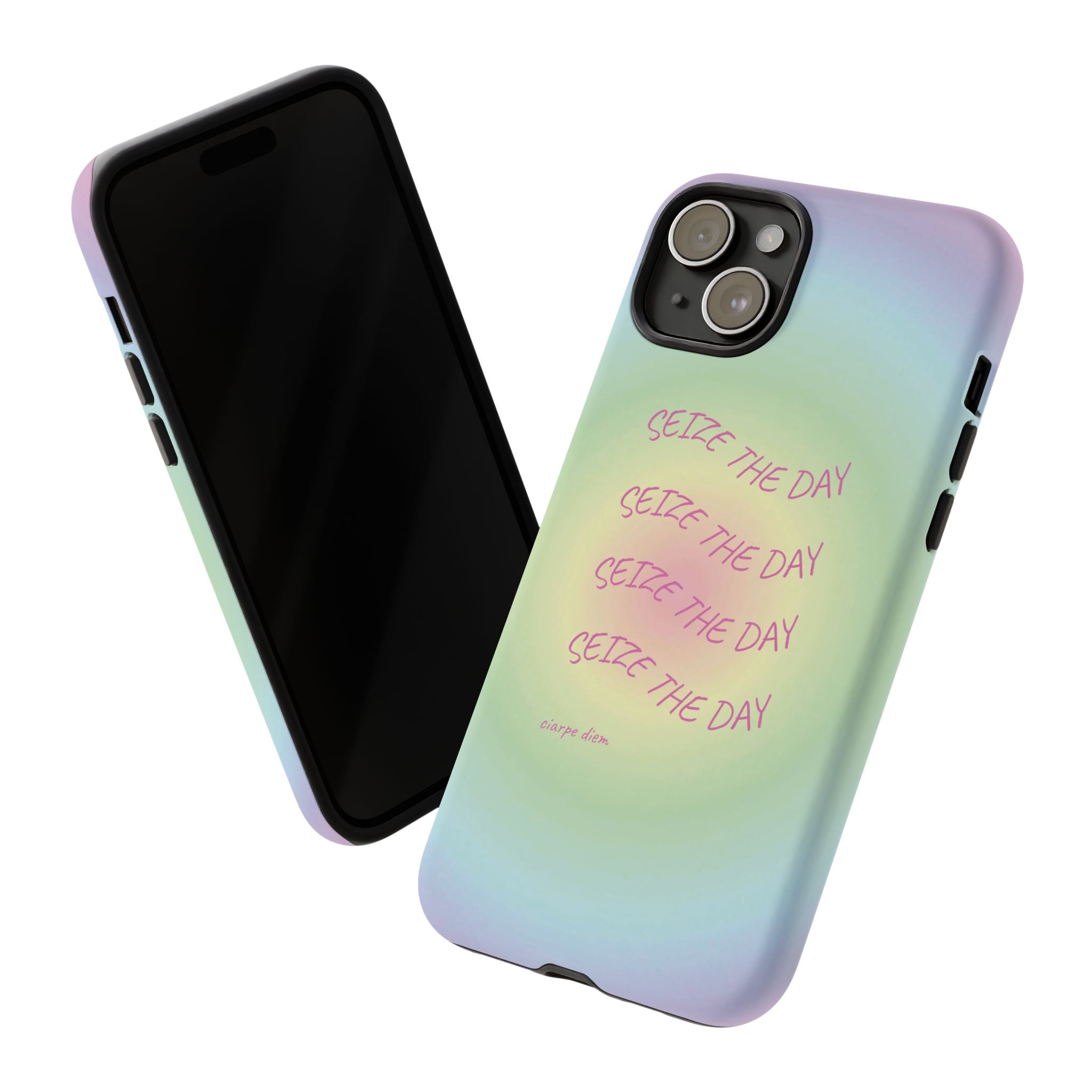 Bermuda Halo Seize The Day Pastel Gradient Tough Phone Case
