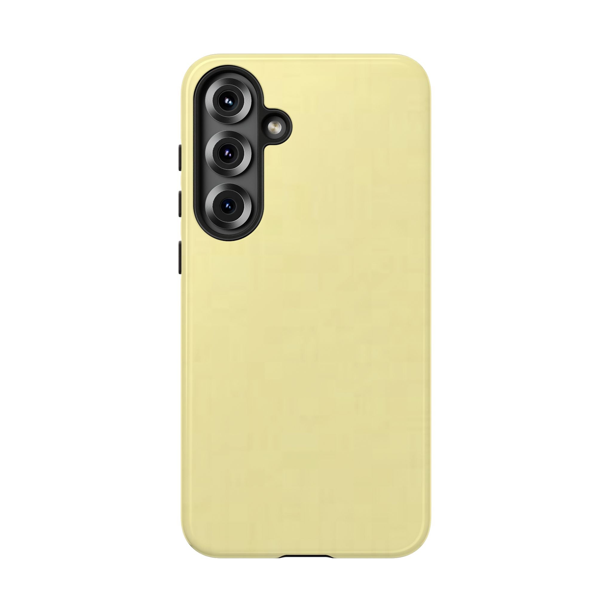 Pale Yellow Protective Phone Case