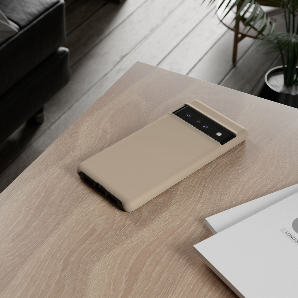Beige Protective Phone Case
