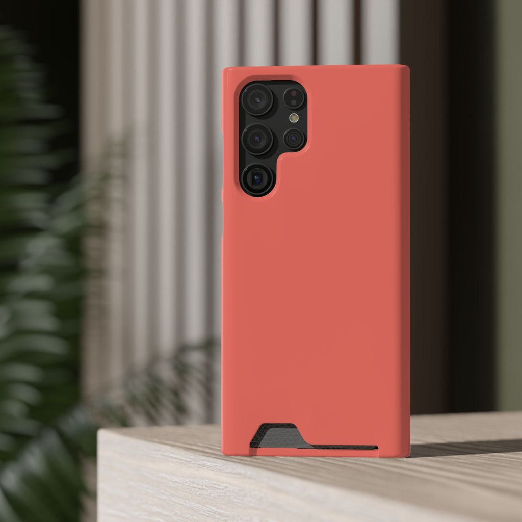 Coral Cardholder Phone Case