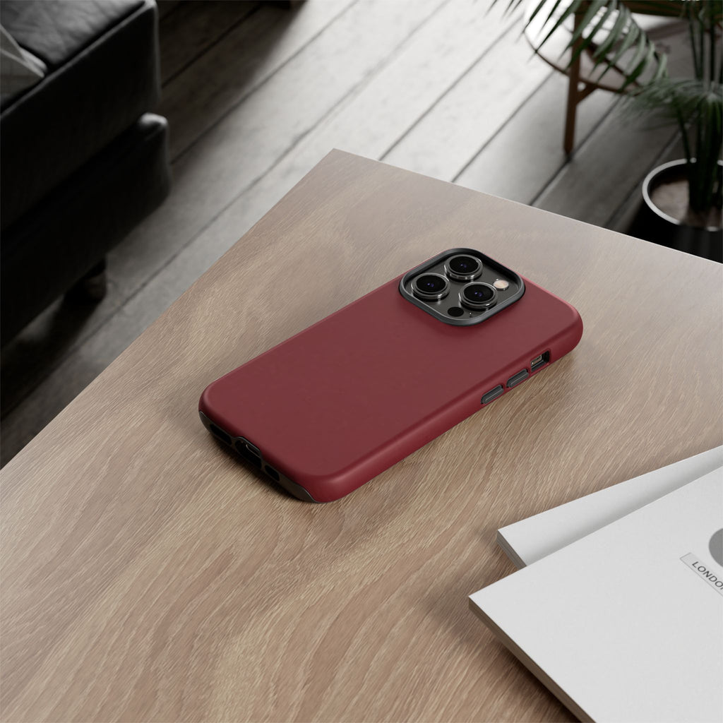 Dark Cherry Protective Phone Case
