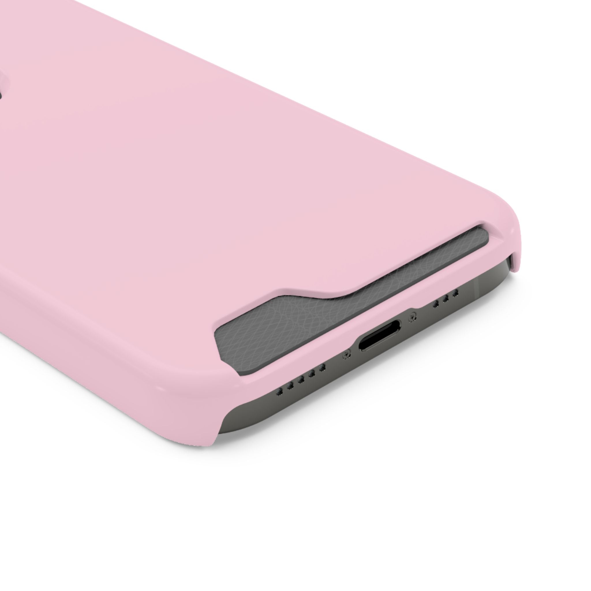Pale Pink Card-Holder Phone Case