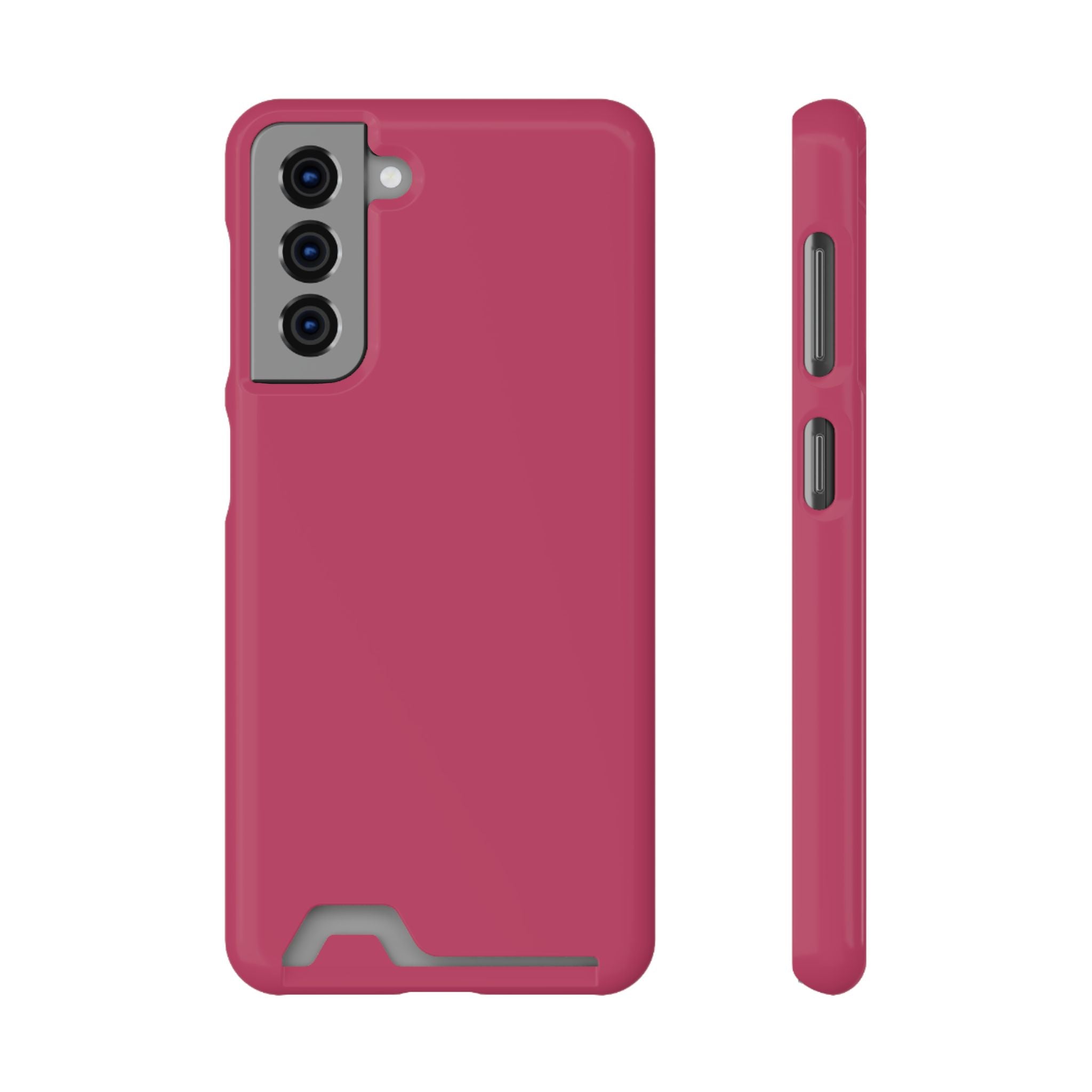 Raspberry Card Holder Phone Case