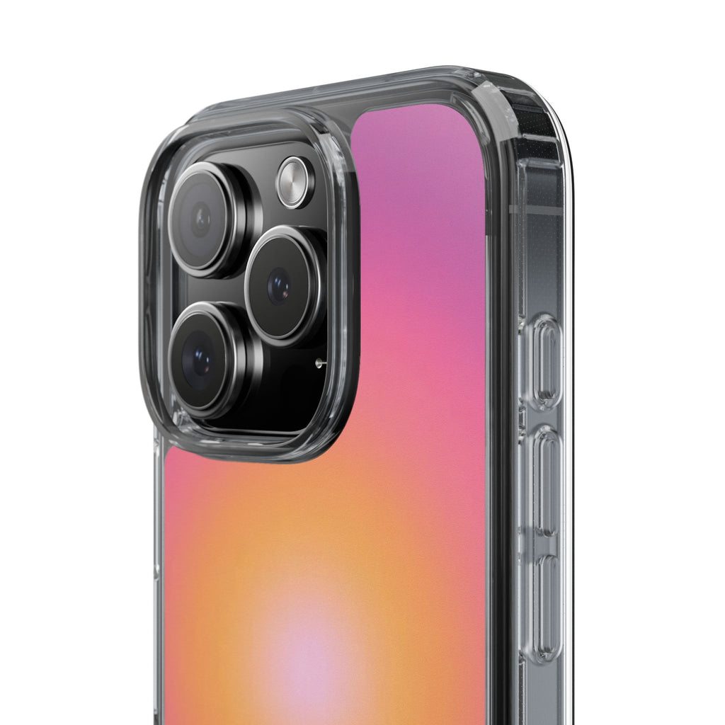 Sunset Gradient Clear Protective Cover