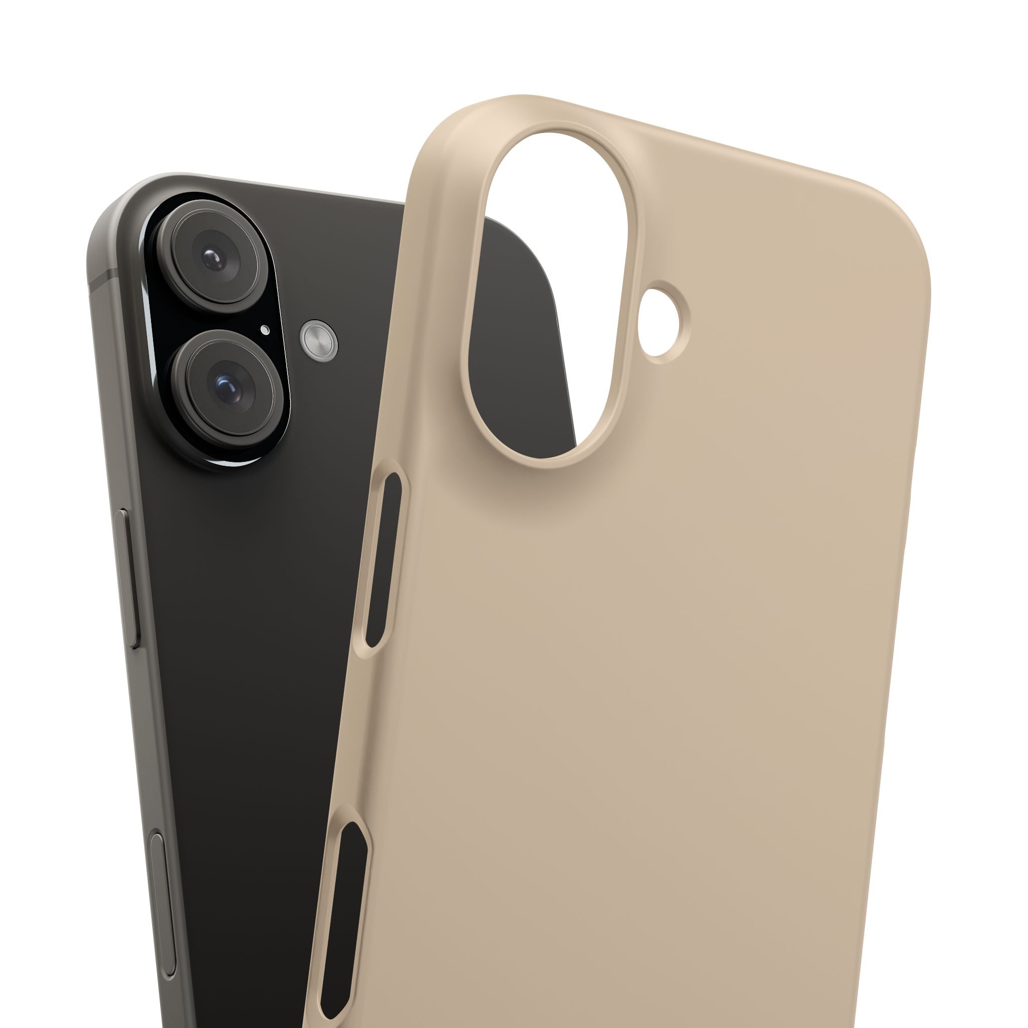 Beige Snap Phone Case