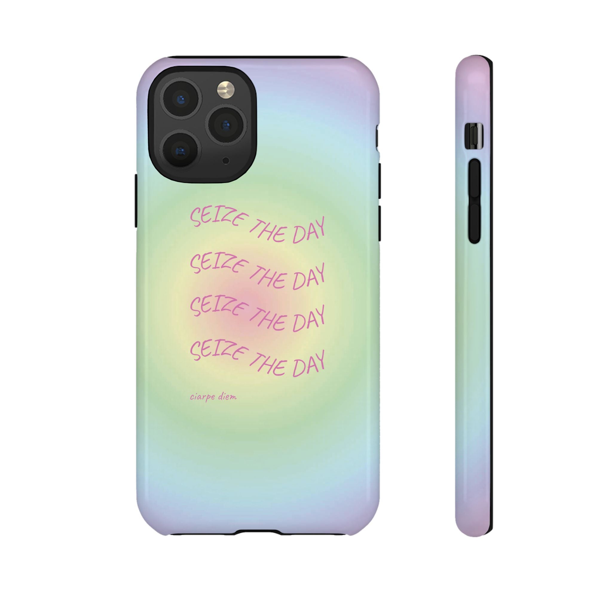 Bermuda Halo Seize The Day Pastel Gradient Tough Phone Case