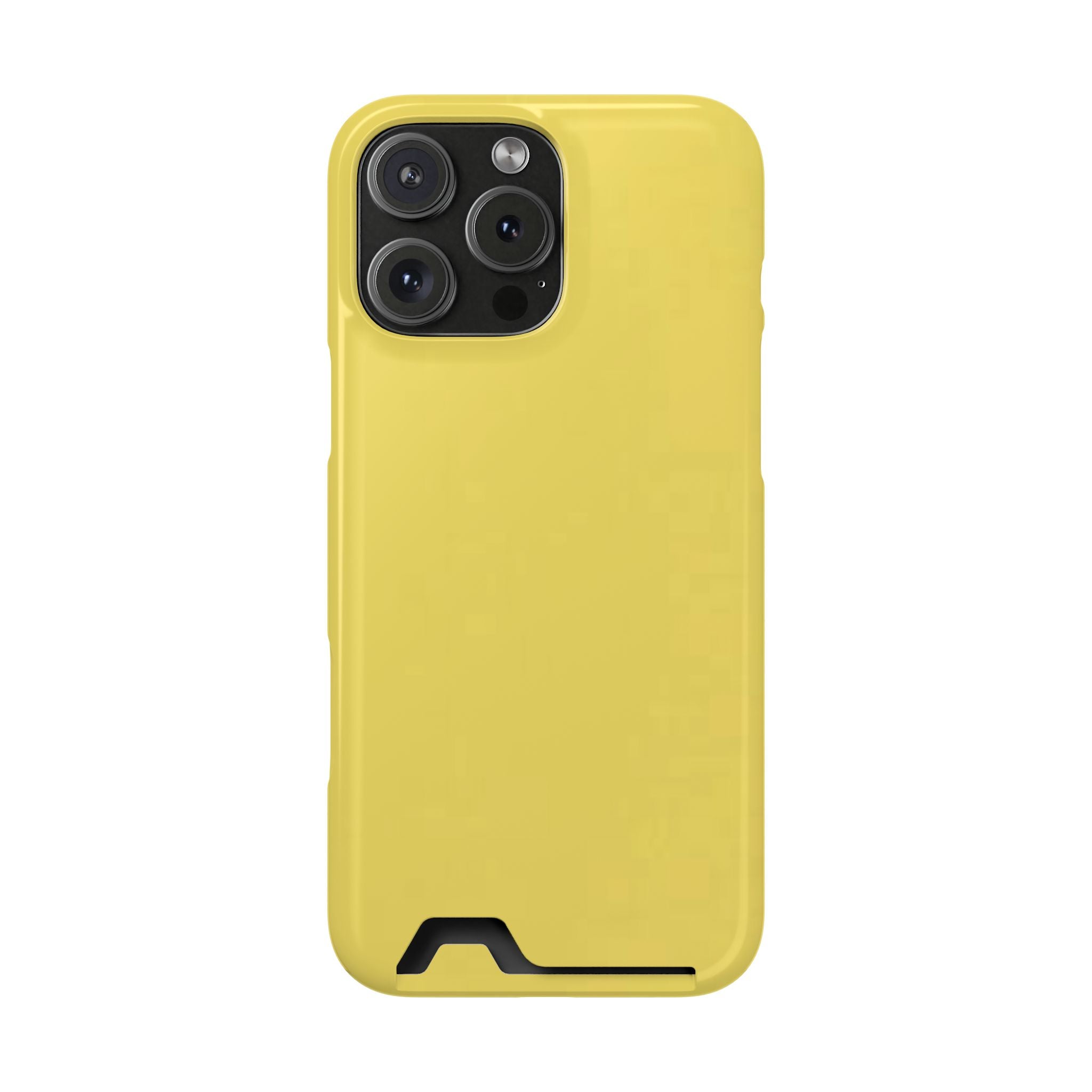 Yellow Card-Holder Phone Case