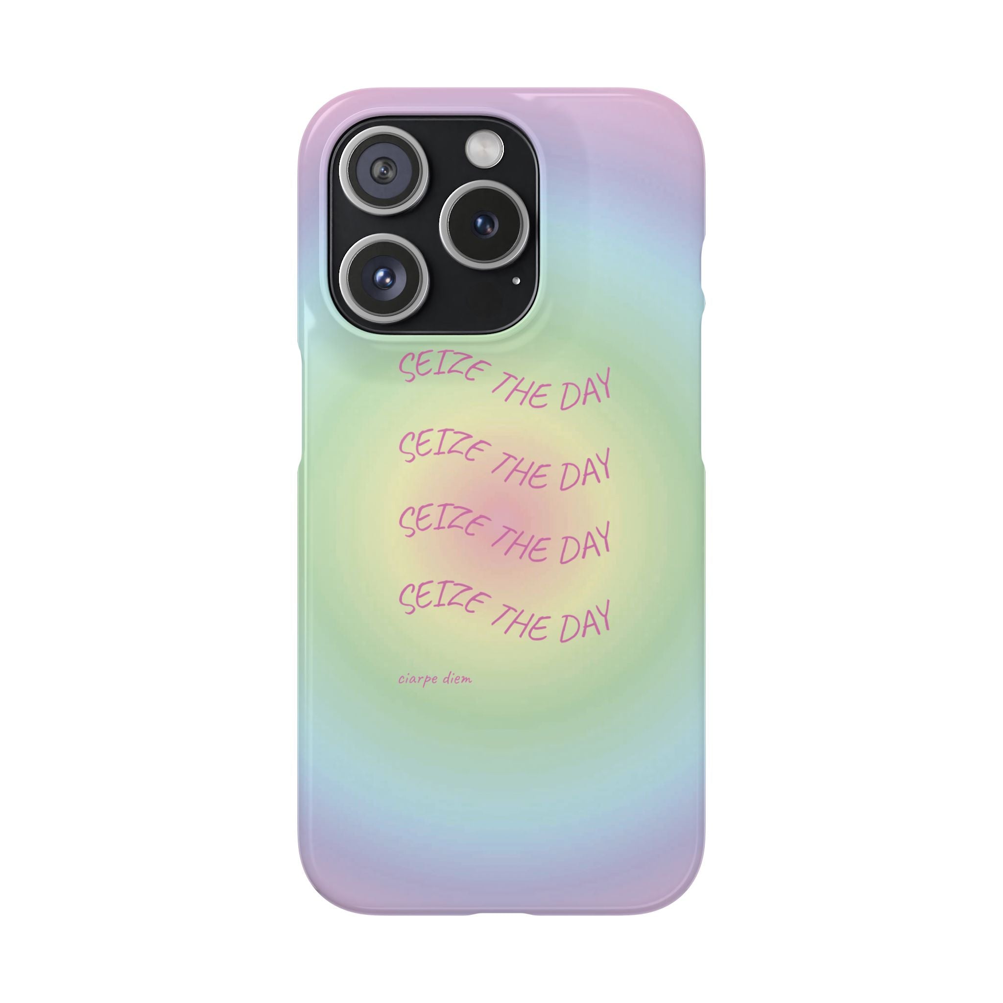 Carpe Diem Bermuda Halo Gradient Snap Phone Case