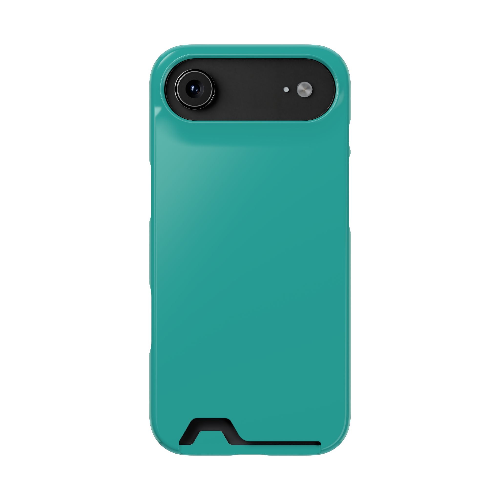 Teal Card-Holder Phone Case