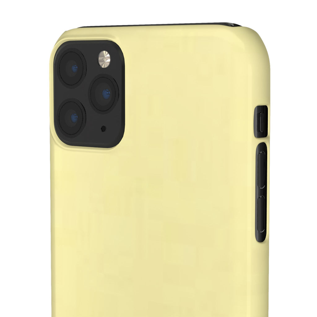 Pale Yellow Snap Phone Case