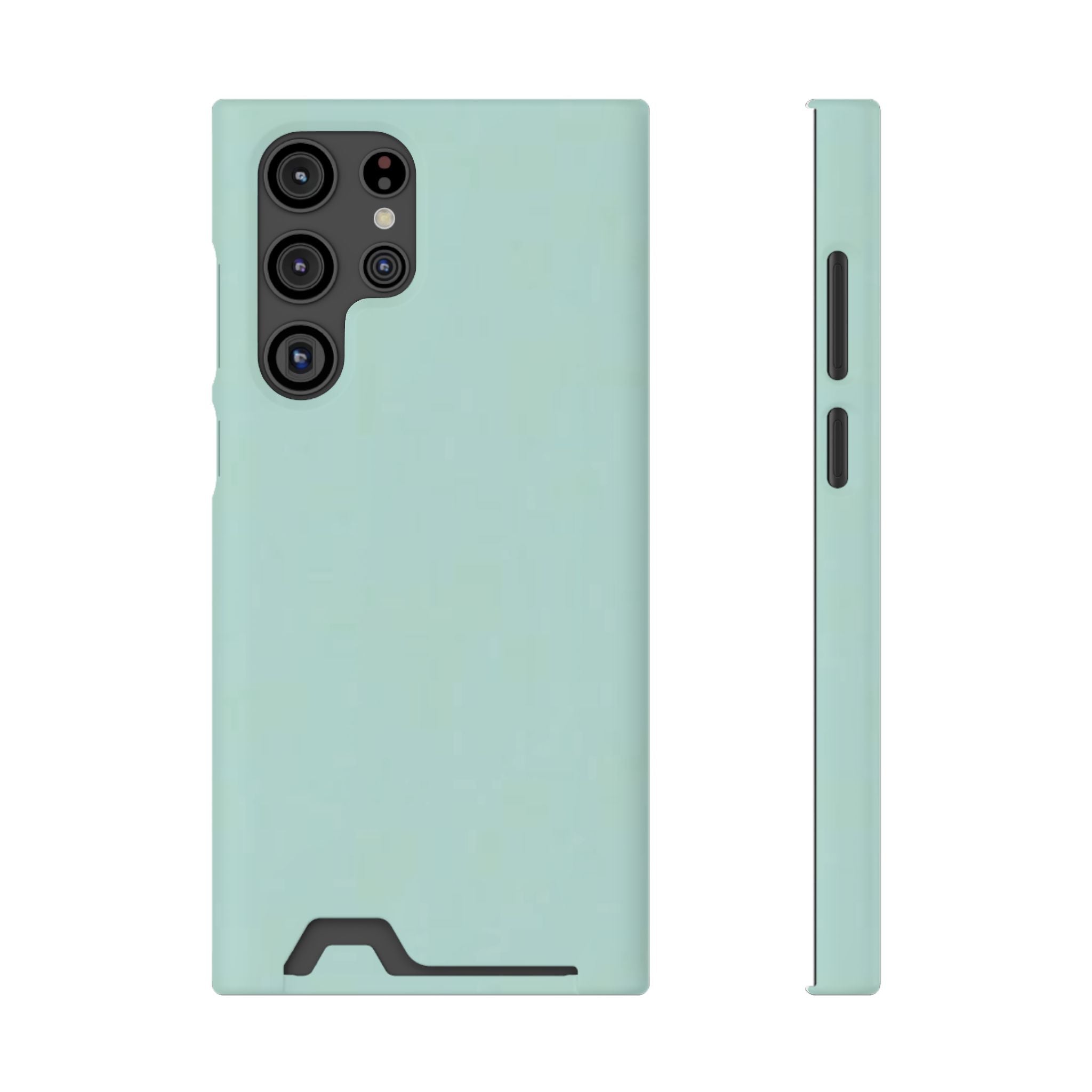 Light Mint Card Holder Phone Case