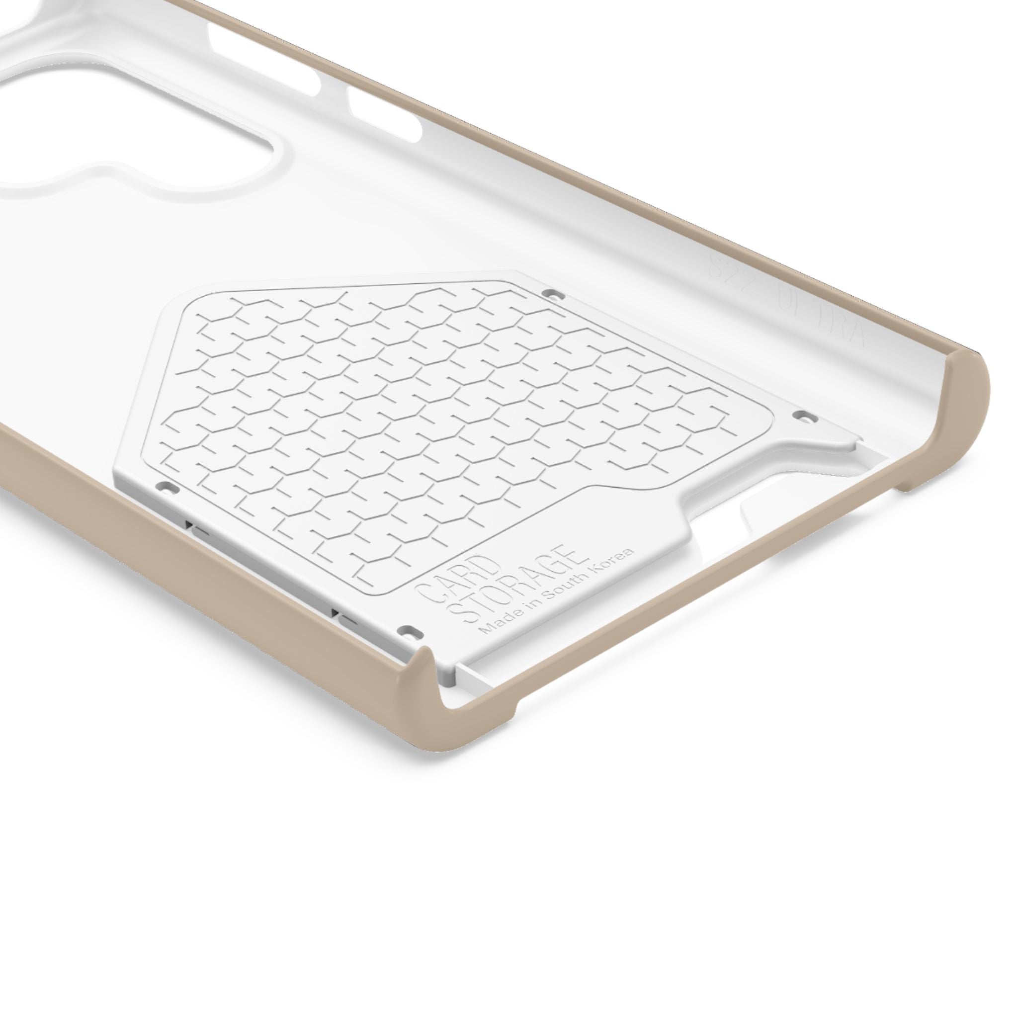 Beige Card-Holder Phone Case