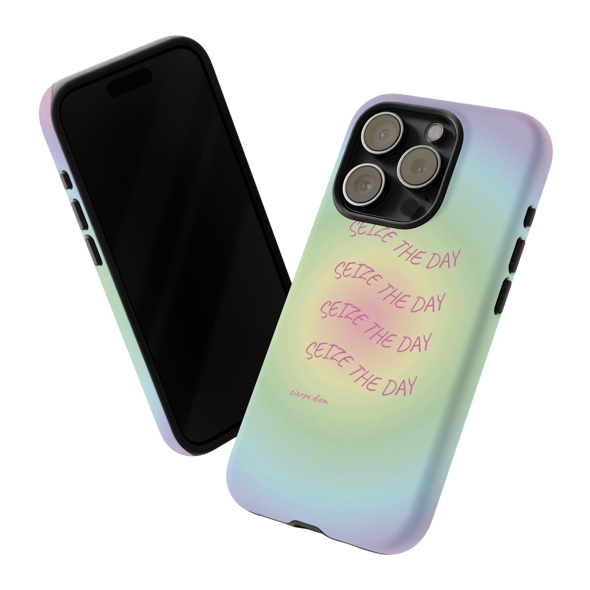 Bermuda Halo Seize The Day Pastel Gradient Tough Phone Case