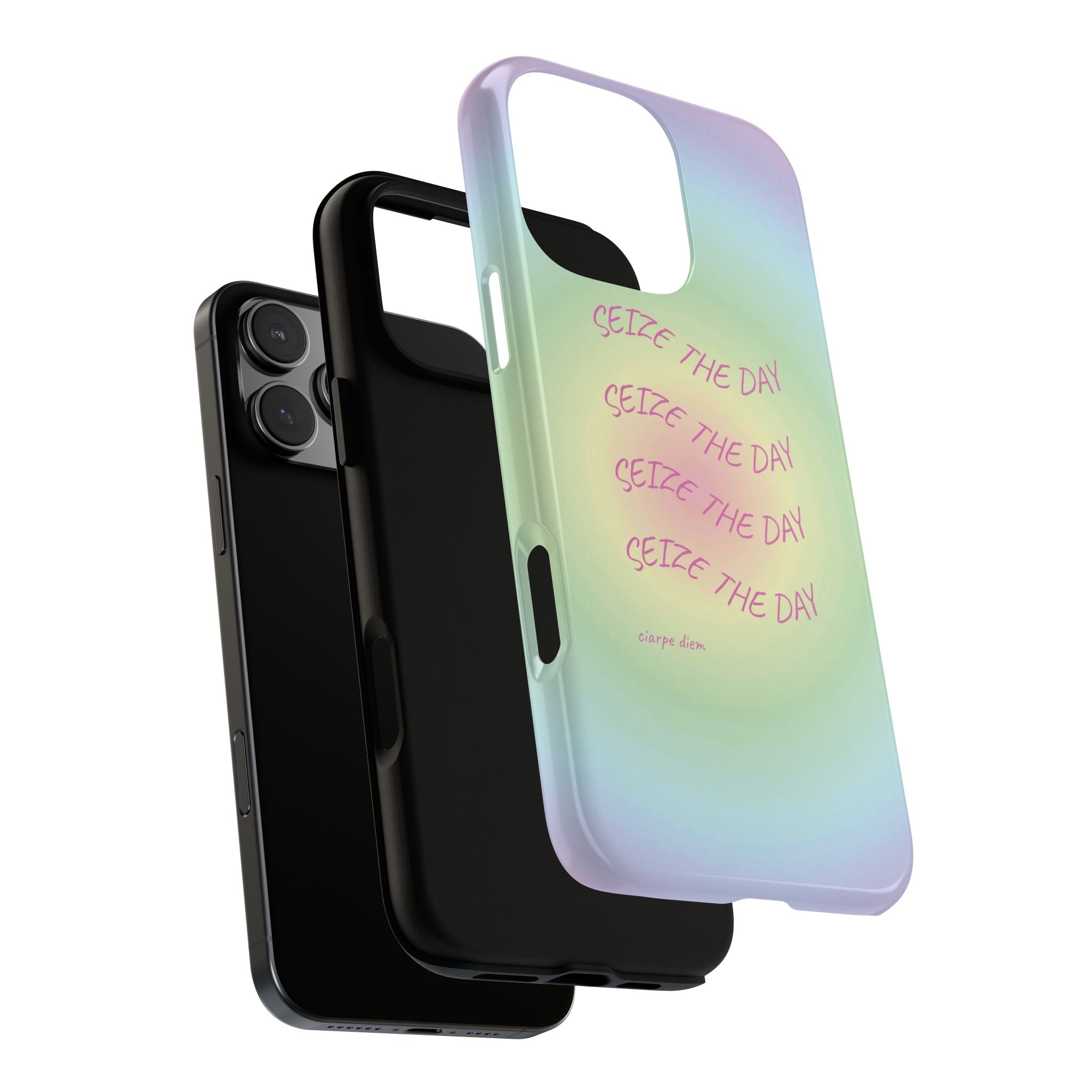 Bermuda Halo Seize The Day Pastel Gradient Tough Phone Case