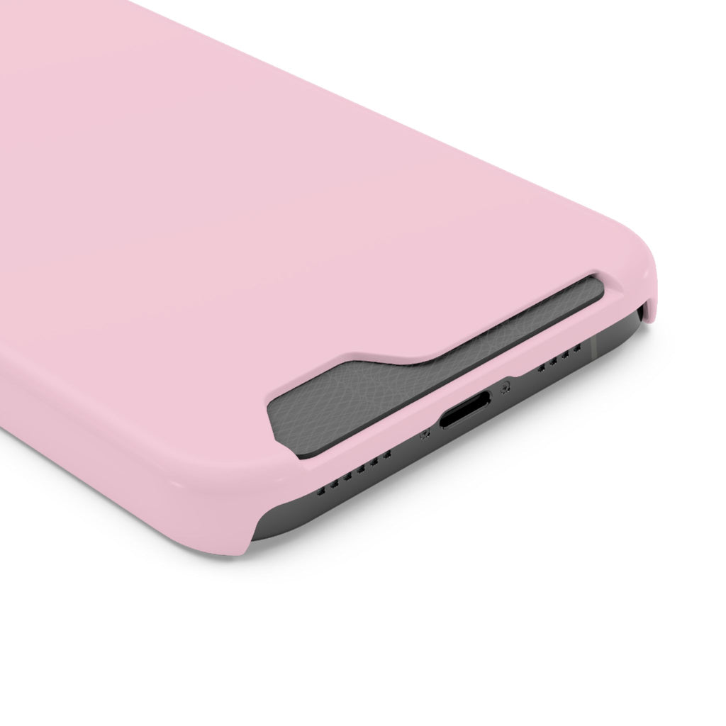 Pale Pink Card-Holder Phone Case