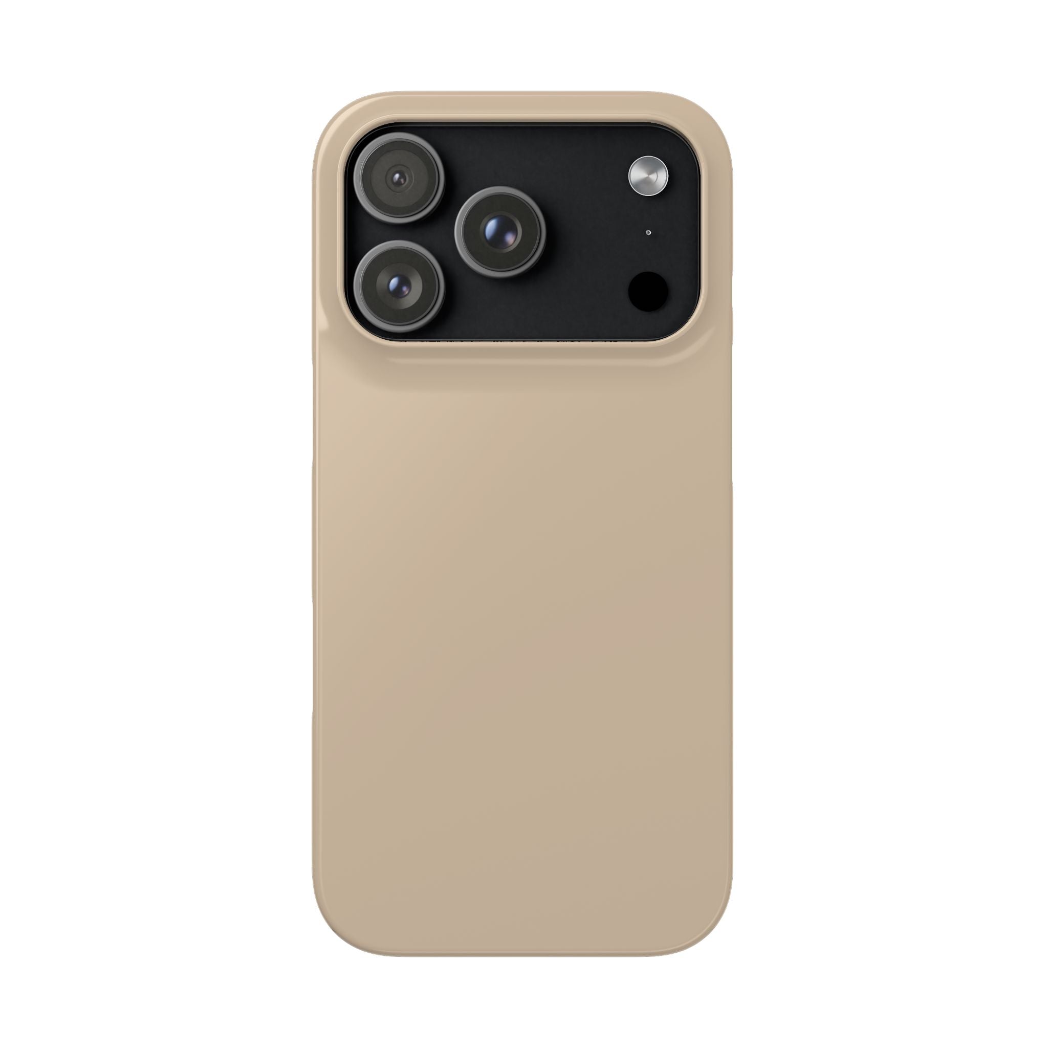 Beige Snap Phone Case