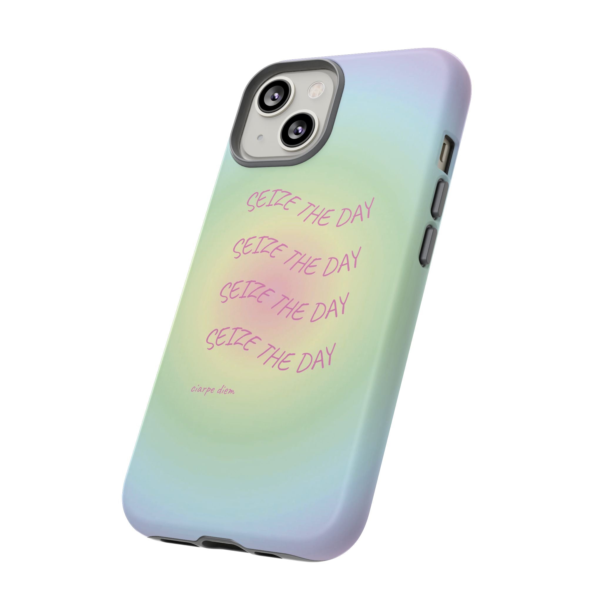 Bermuda Halo Seize The Day Pastel Gradient Tough Phone Case