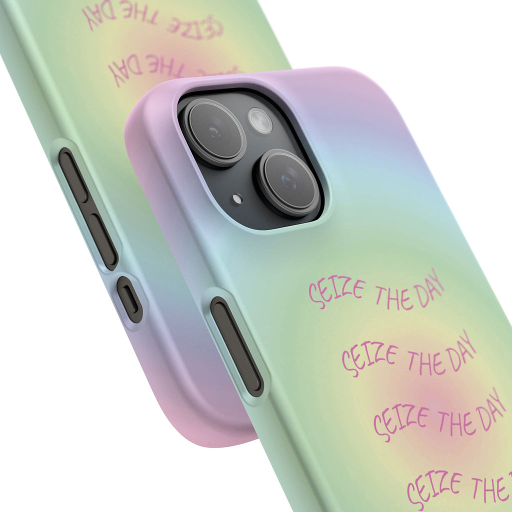 Carpe Diem Bermuda Halo Gradient Snap Phone Case
