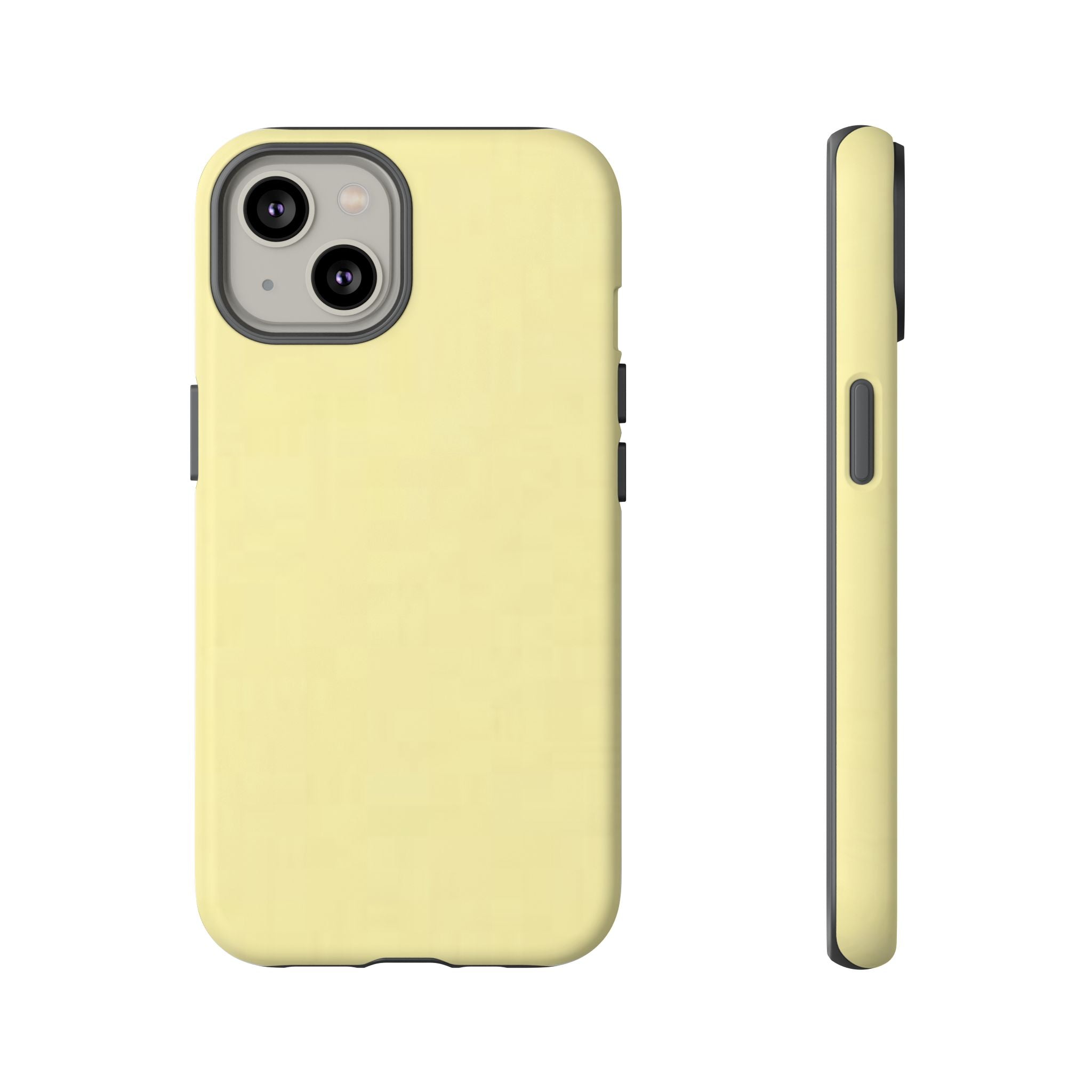 Pale Yellow Protective Phone Case