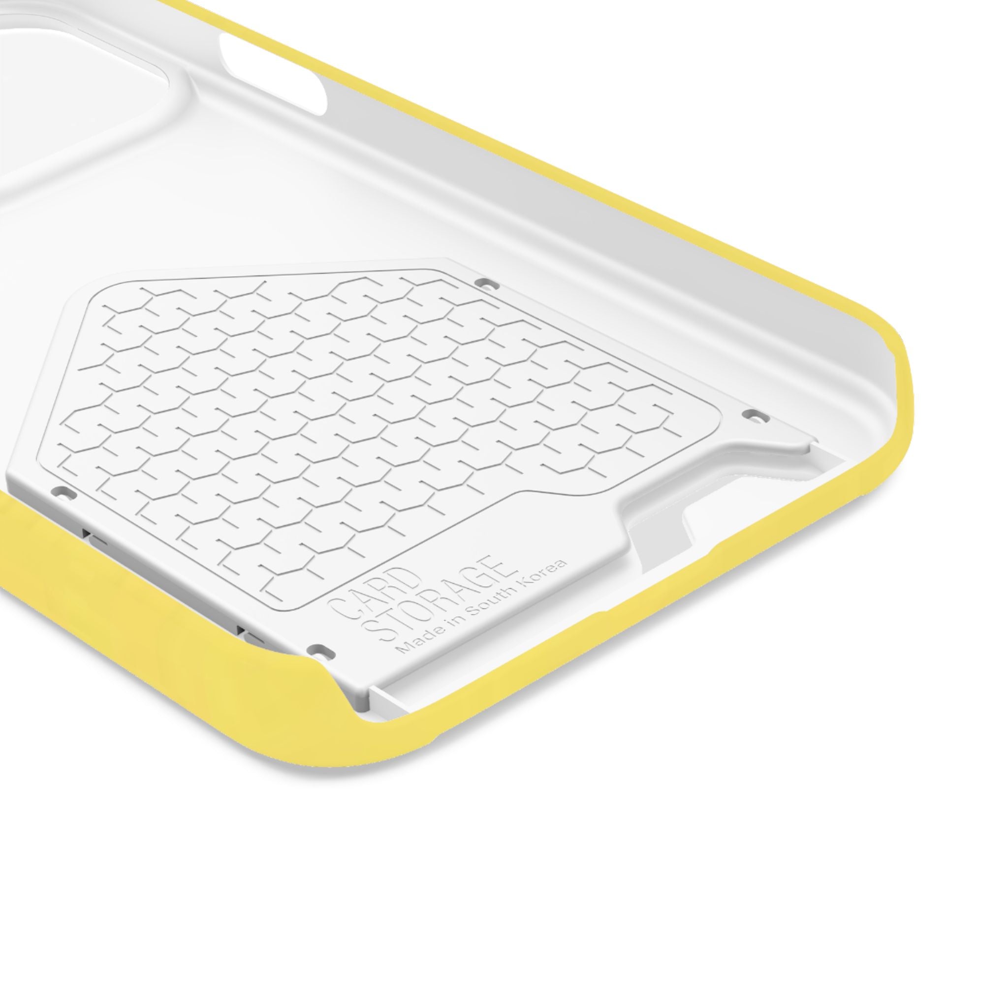 Yellow Card-Holder Phone Case
