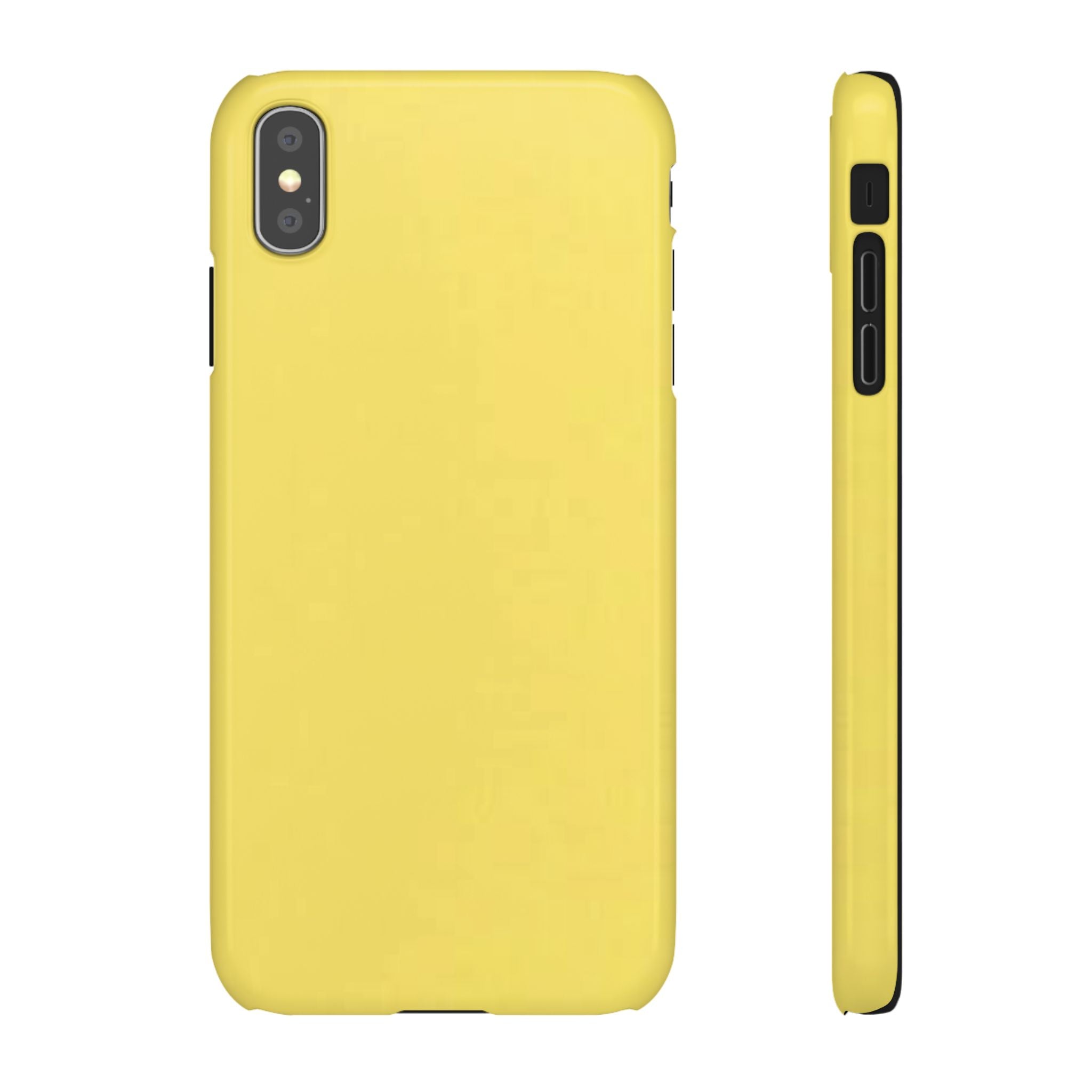 Yellow Snap Phone Case