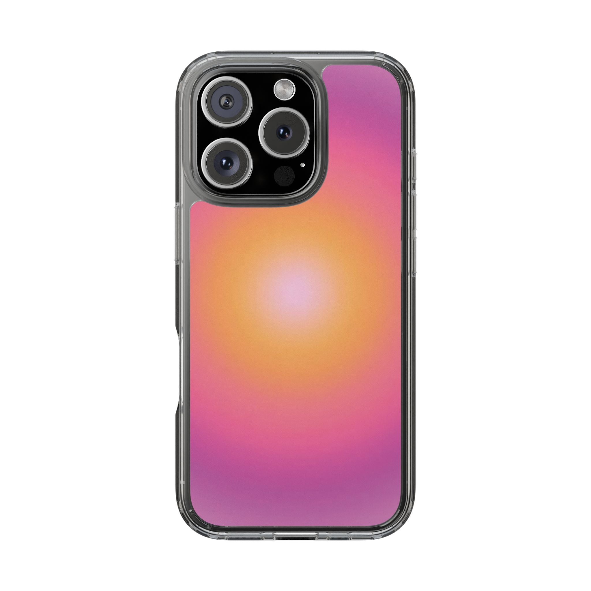 Sunset Gradient Clear Protective Cover