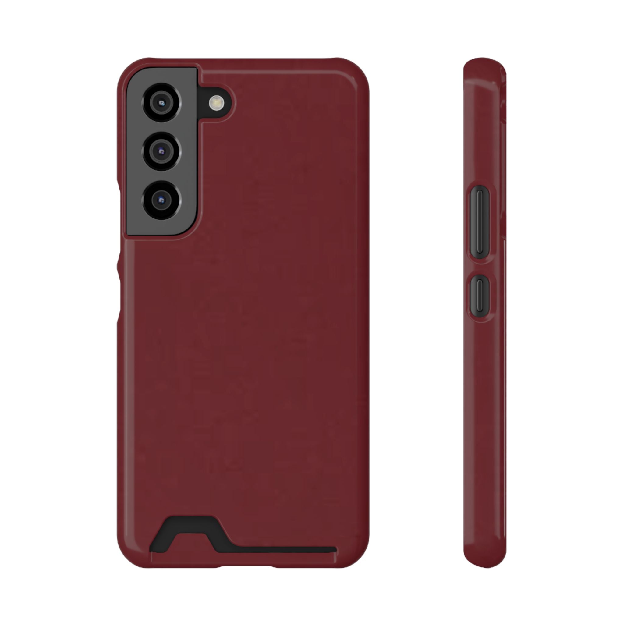Dark Cherry Card Holder Phone Case