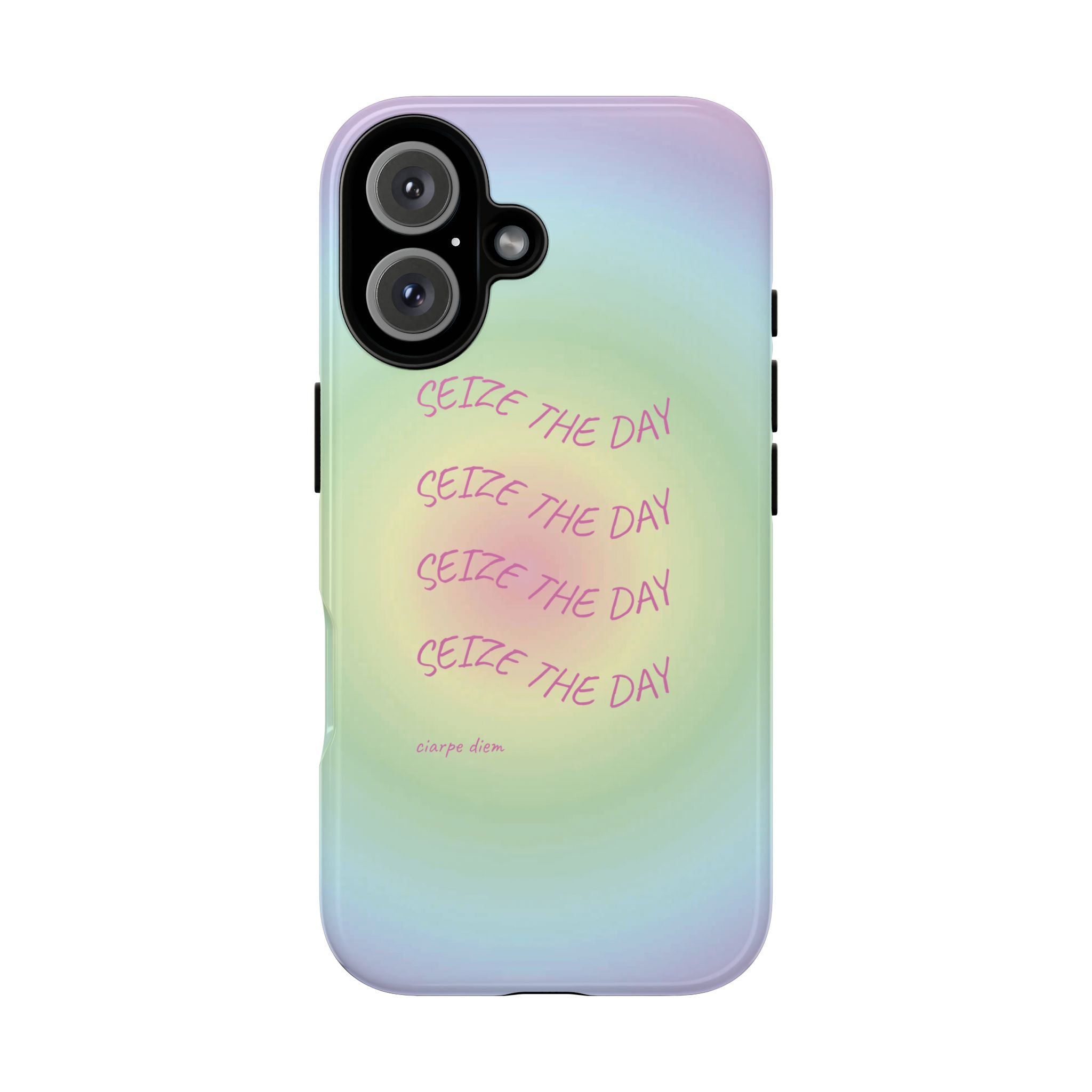 Bermuda Halo Seize The Day Pastel Gradient Tough Phone Case